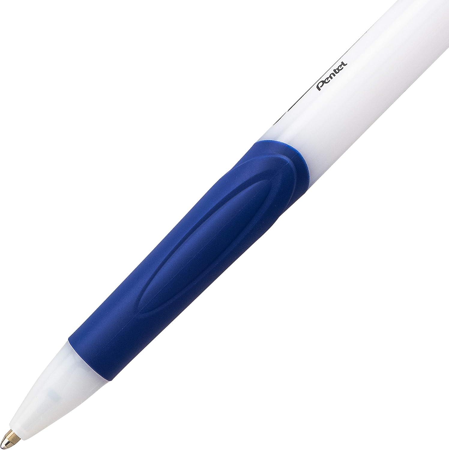 image:imagePentel GlideWrite Ballpoint Pen with TechniFlo Ink 10mm Medium Line Black Ink Pack of 6 BX910BP6ABlue