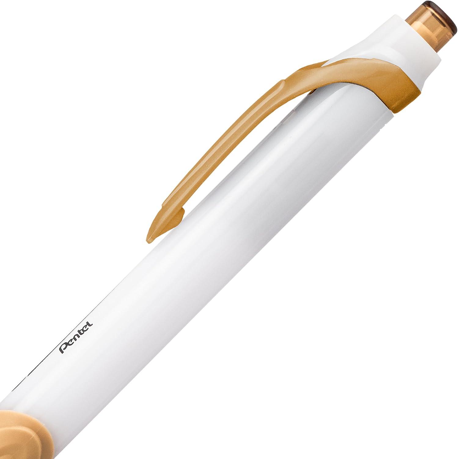 image:imagePentel GlideWrite Ballpoint Pen with TechniFlo Ink 10mm Medium Line Black Ink Pack of 6 BX910BP6AGold