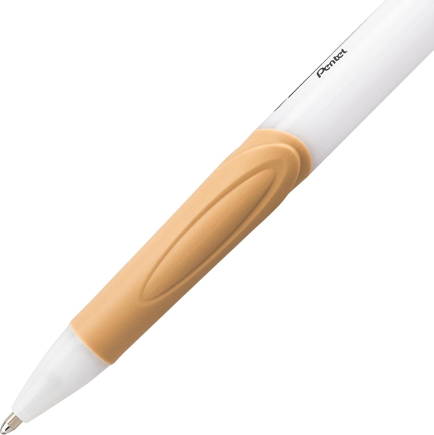 image:imagePentel GlideWrite Ballpoint Pen with TechniFlo Ink 10mm Medium Line Black Ink Pack of 6 BX910BP6AGold
