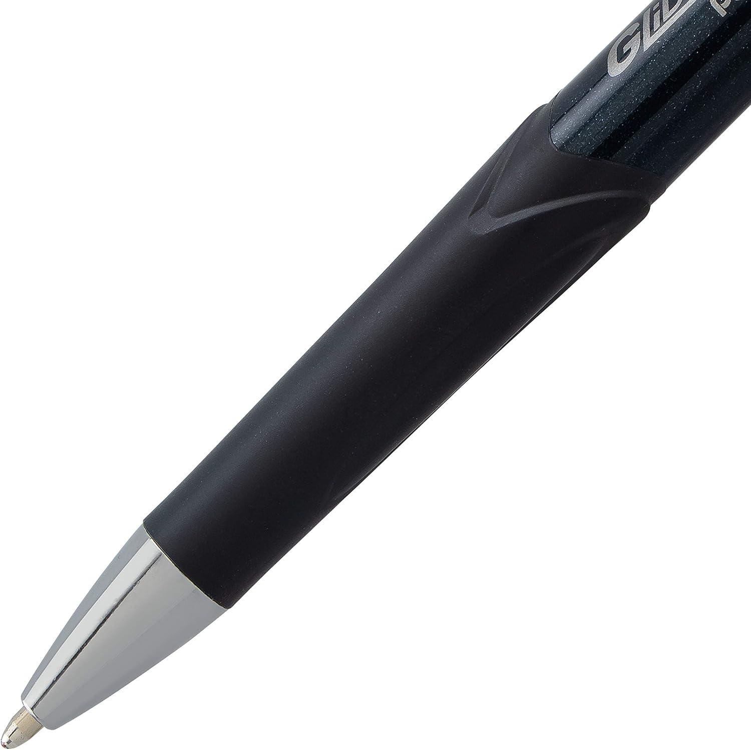 image:imagePentel Glidewrite Signature Ballpoint Pen 10mm Medium Black Barrel Black Ink Pack of 3 BX930ABP3ABlack