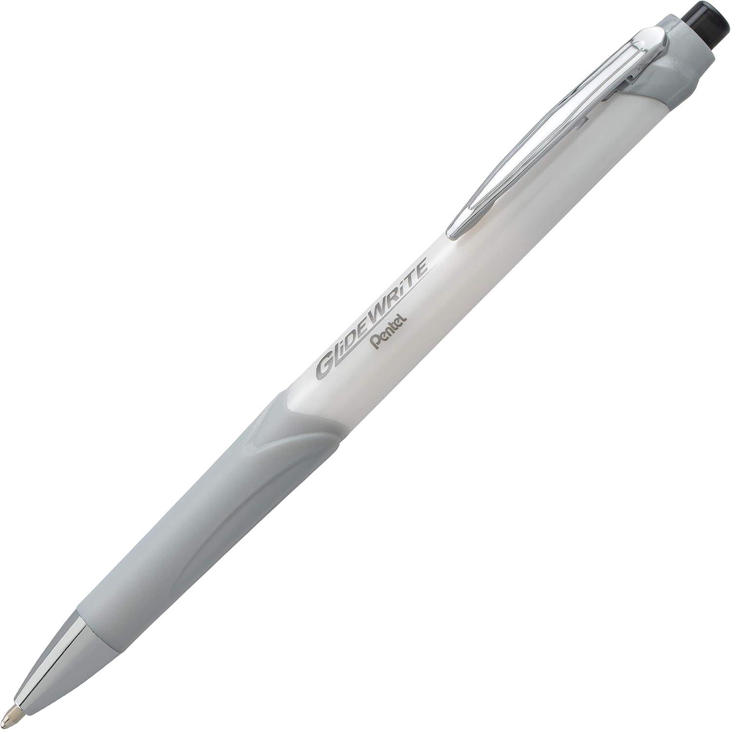 image:imagePentel Glidewrite Signature Ballpoint Pen 10mm Medium Black Barrel Black Ink Pack of 3 BX930ABP3ABlack