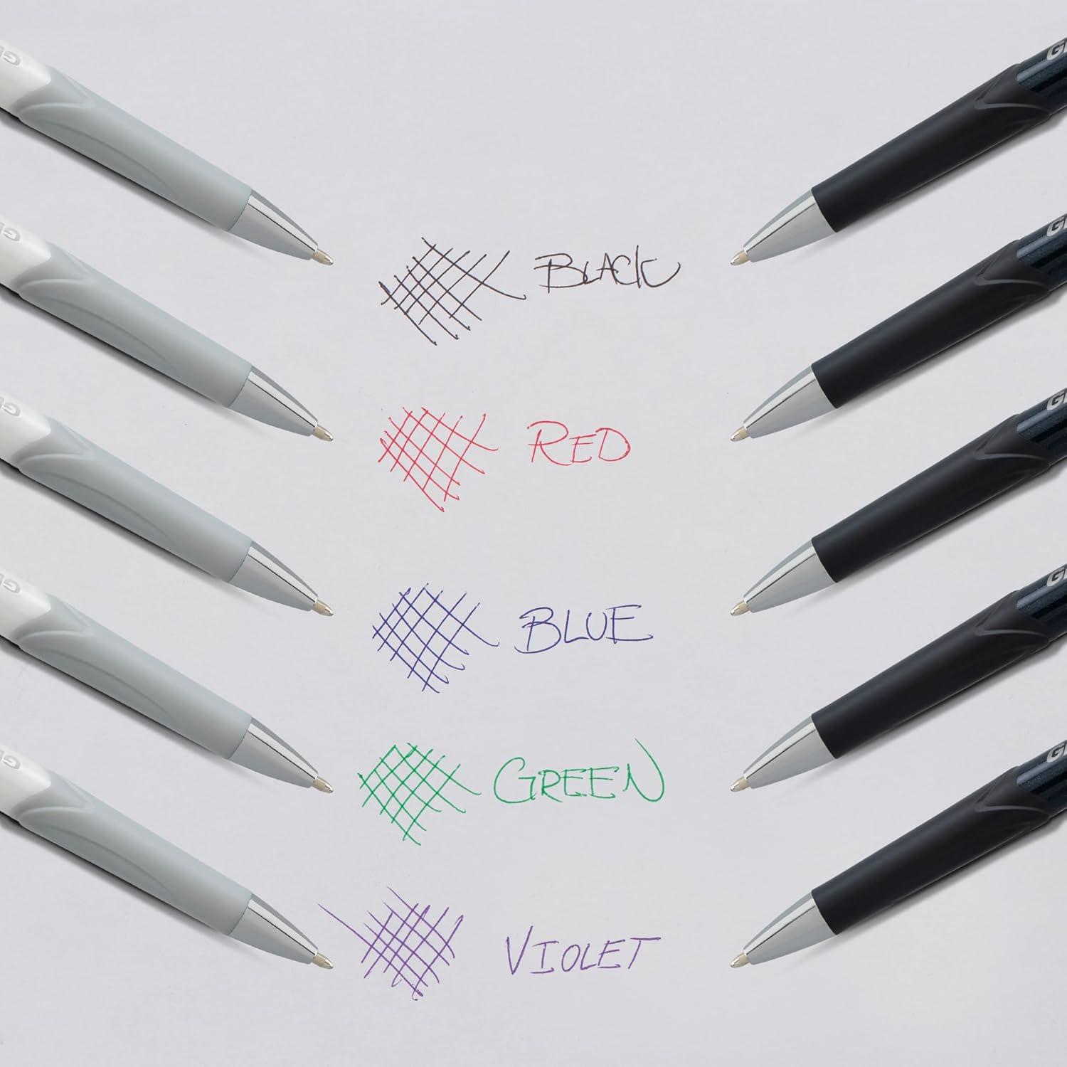 image:imagePentel Glidewrite Signature Ballpoint Pen 10mm Medium Black Barrel Black Ink Pack of 3 BX930ABP3ABlue