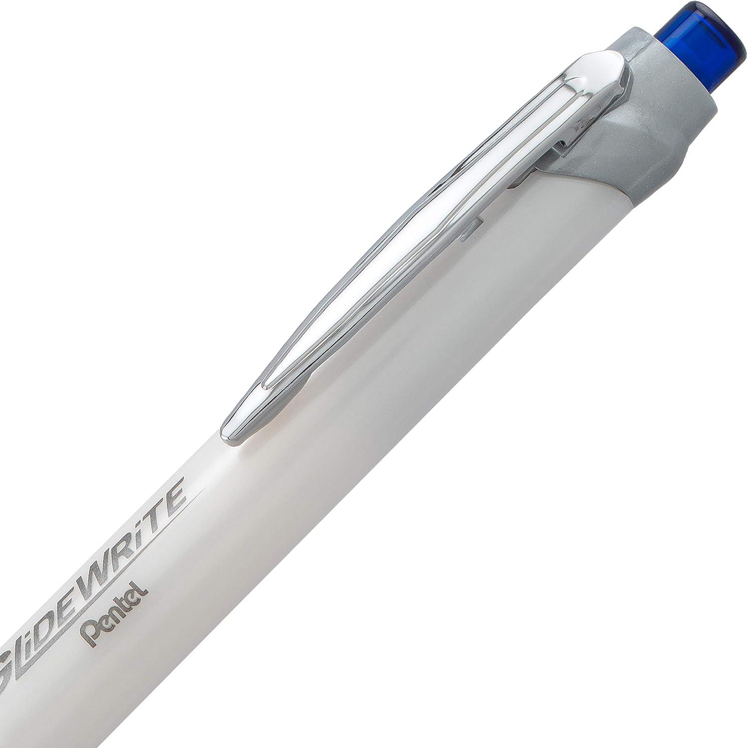 image:imagePentel Glidewrite Signature Ballpoint Pen 10mm Medium Black Barrel Black Ink Pack of 3 BX930ABP3ABlue