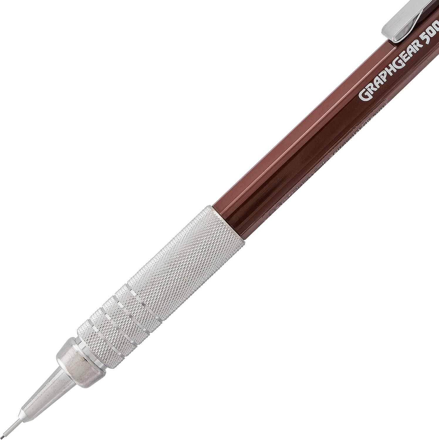 image:imagePentel GraphGear 500 Mechanical Drafting Pencil 07mm Medium Line Blue Barrel Pack of 4 PG527BP4C