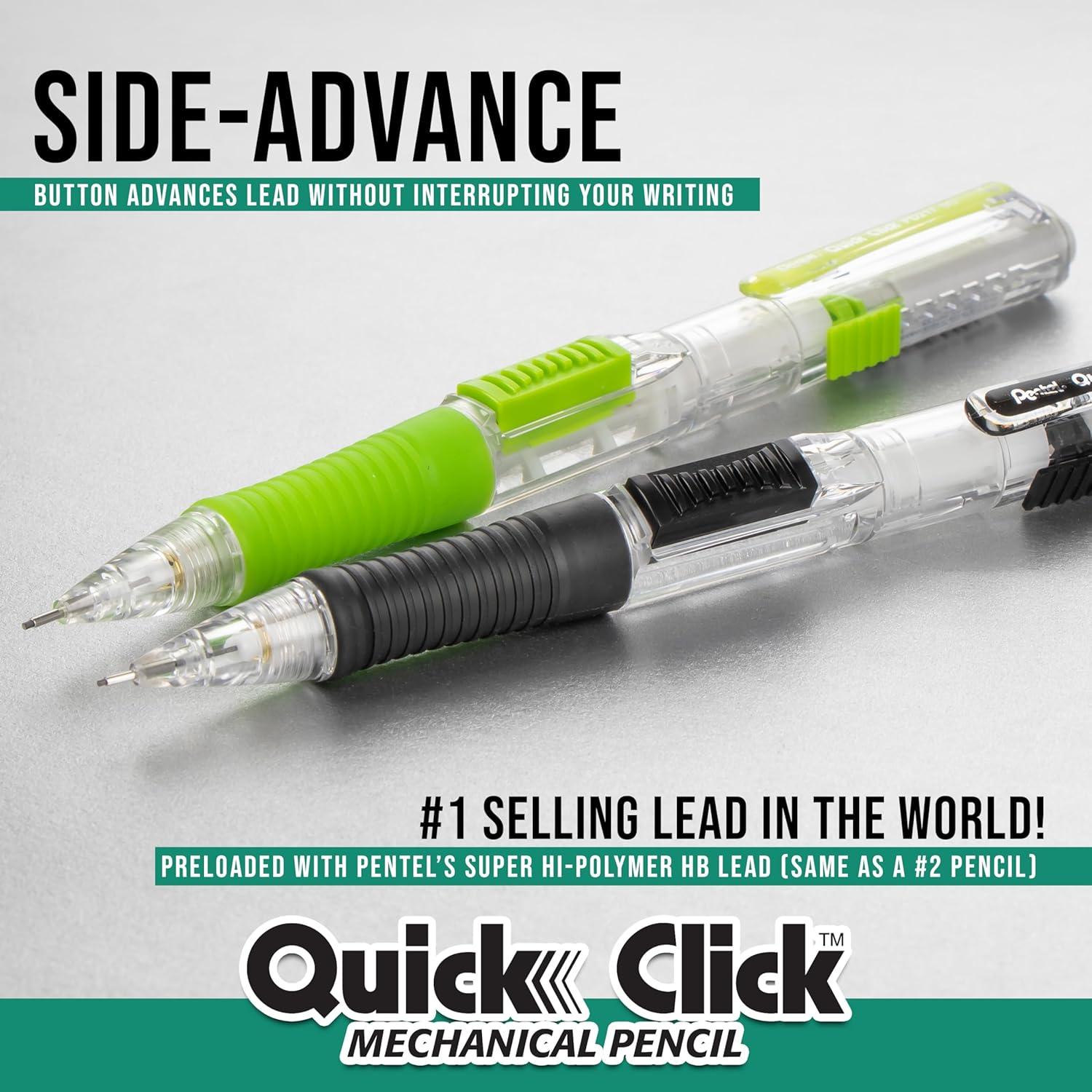 image:imagePentel Note Taking Essentials 8 pack 4 blue RSVP 07mm ballpoint pens 2 Twin Checker Highlighters 2 Quick Click 05mm Mechanical Pencils