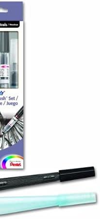 image:imagePentel Arts Aquash Water Brush Assorted Tips Pack of 4 FRHBP4MBox Gift Set