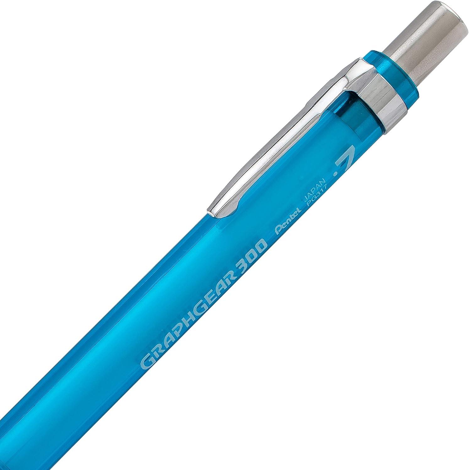 image:imagePentel Arts GraphGear 300 Mechanical Pencil 03mm Extrafine line 1 Pack Orange Barrel1 Count Pack of 2