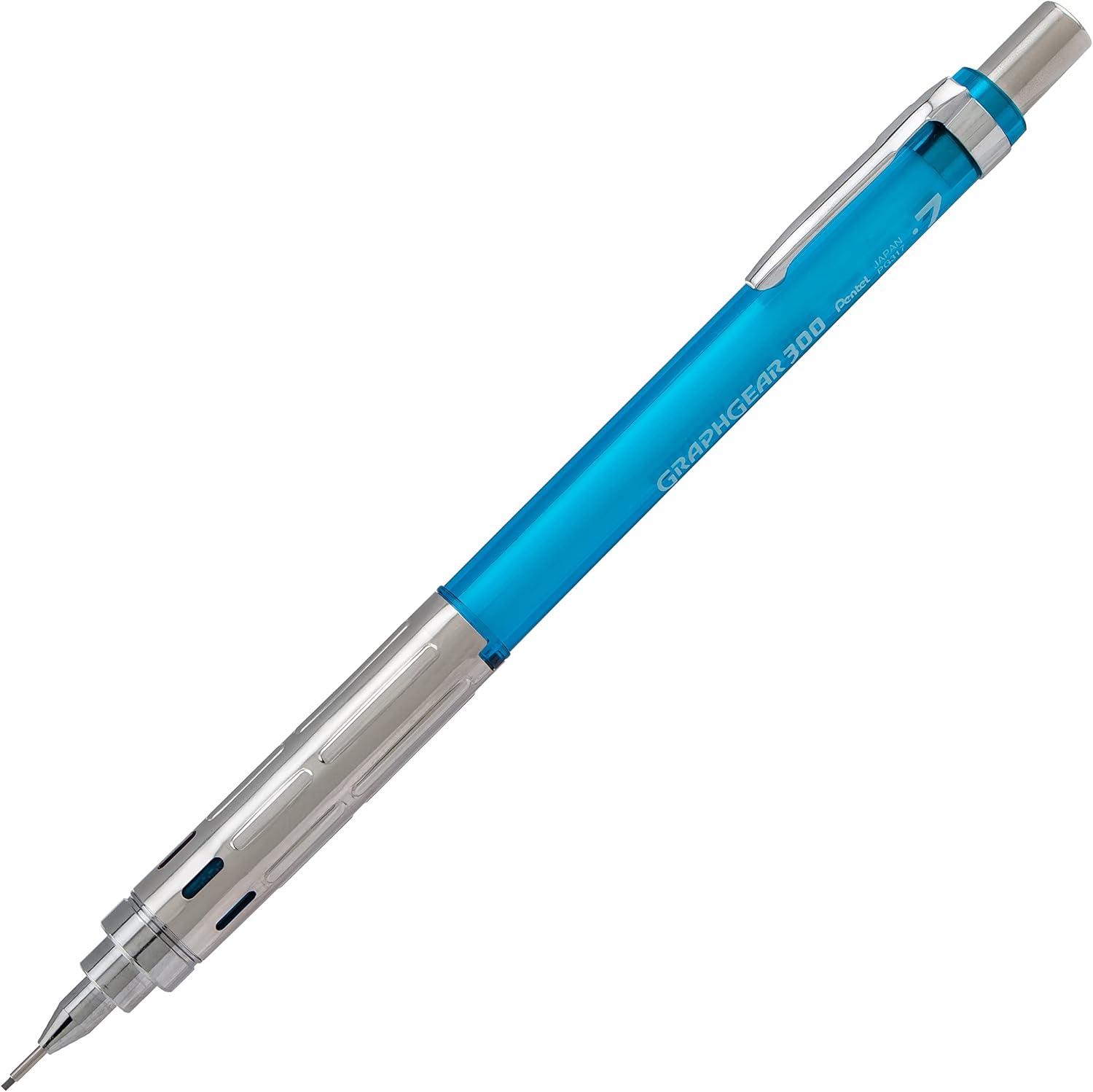 image:imagePentel Arts GraphGear 300 Mechanical Pencil 09mm Thick line 1Pack Red Barrel1 Count Pack of 1