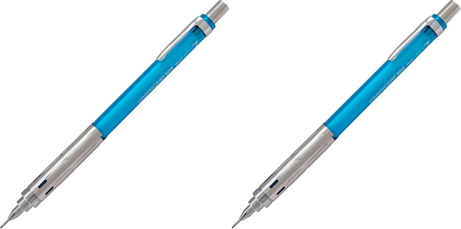 image:imagePentel Arts GraphGear 300 Mechanical Pencil 09mm Thick line 1Pack Red Barrel1 Count Pack of 2