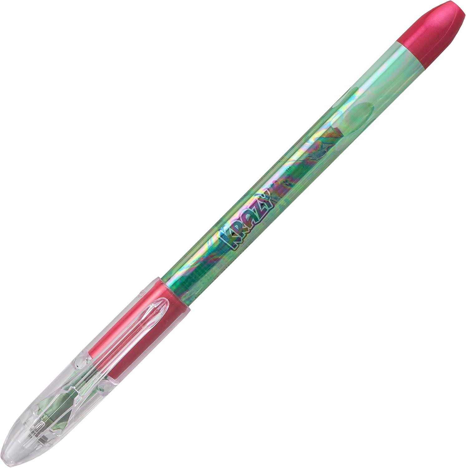 image:imagePentel Arts Krazy Pop Iridescent Gel Pen 10mm Bold Line Assorted Ink Pack of 4 K91PABP4M3Pen