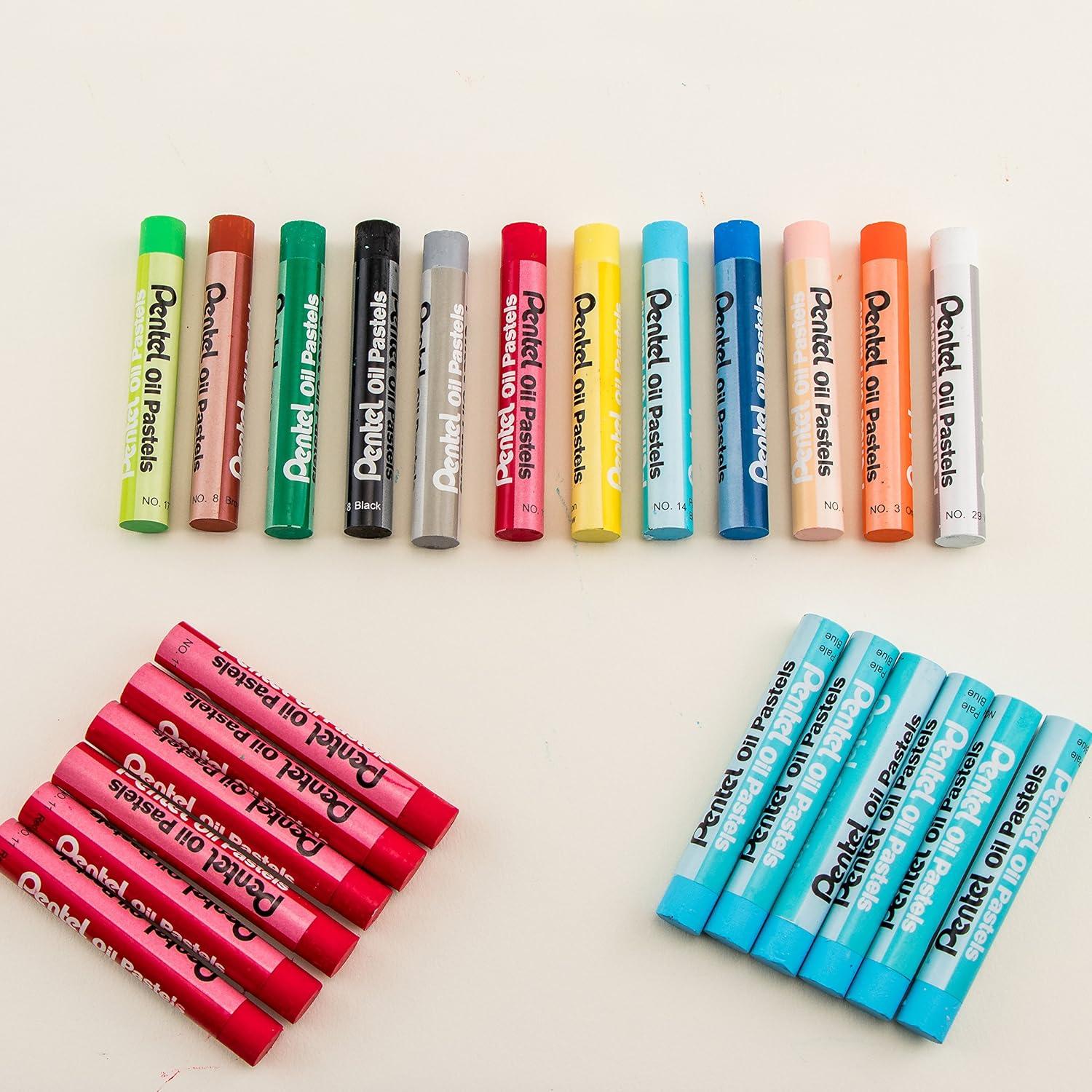 image:imagePentel Arts Oil Pastel Set Assorted Colors Set of 25 PHN251 Count Pack of 25