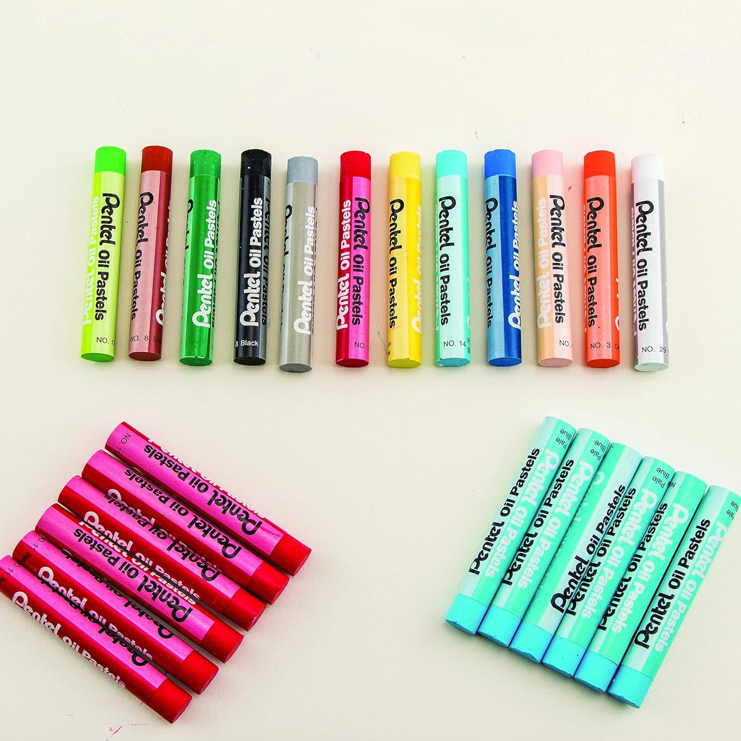 image:imagePentel Arts Oil Pastel Set Assorted Colors Set of 25 PHN251 Count Pack of 25