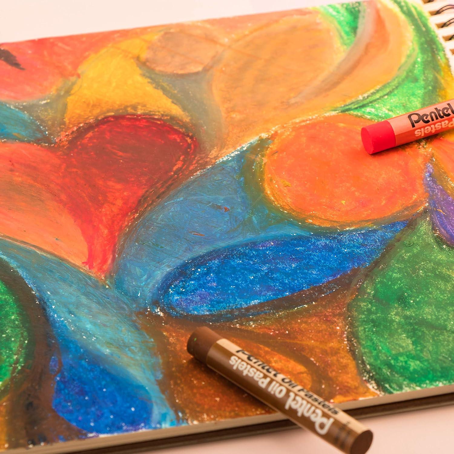 image:imagePentel Arts Oil Pastel Set Assorted Colors Set of 25 PHN251 Count Pack of 25
