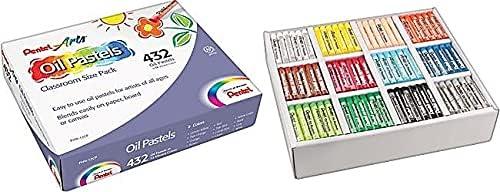 image:imagePentel Arts Oil Pastel Set Assorted Colors Set of 25 PHN251 Count Pack of 432