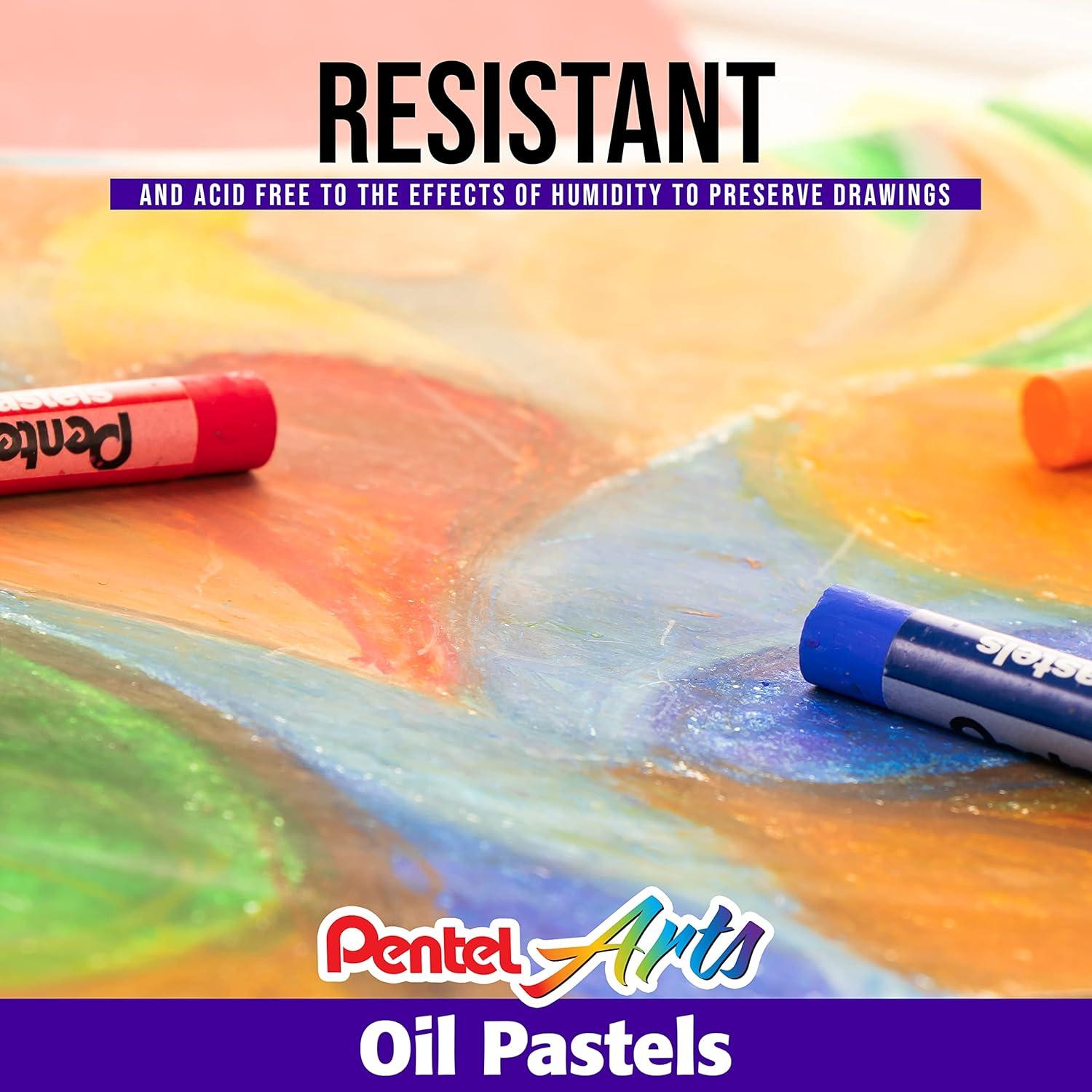 image:imagePentel Arts Oil Pastel Set Assorted Colors Set of 25 PHN25324 Count Pack of 1