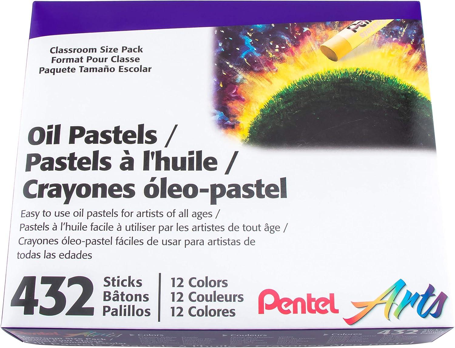 image:imagePentel Arts Oil Pastel Set Assorted Colors Set of 25 PHN25324 Count Pack of 1