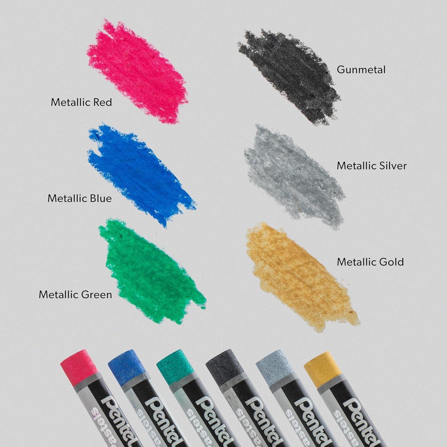 image:imagePentel Arts Oil Pastel Set Assorted Colors Set of 25 PHN2562 Count Pack of 1
