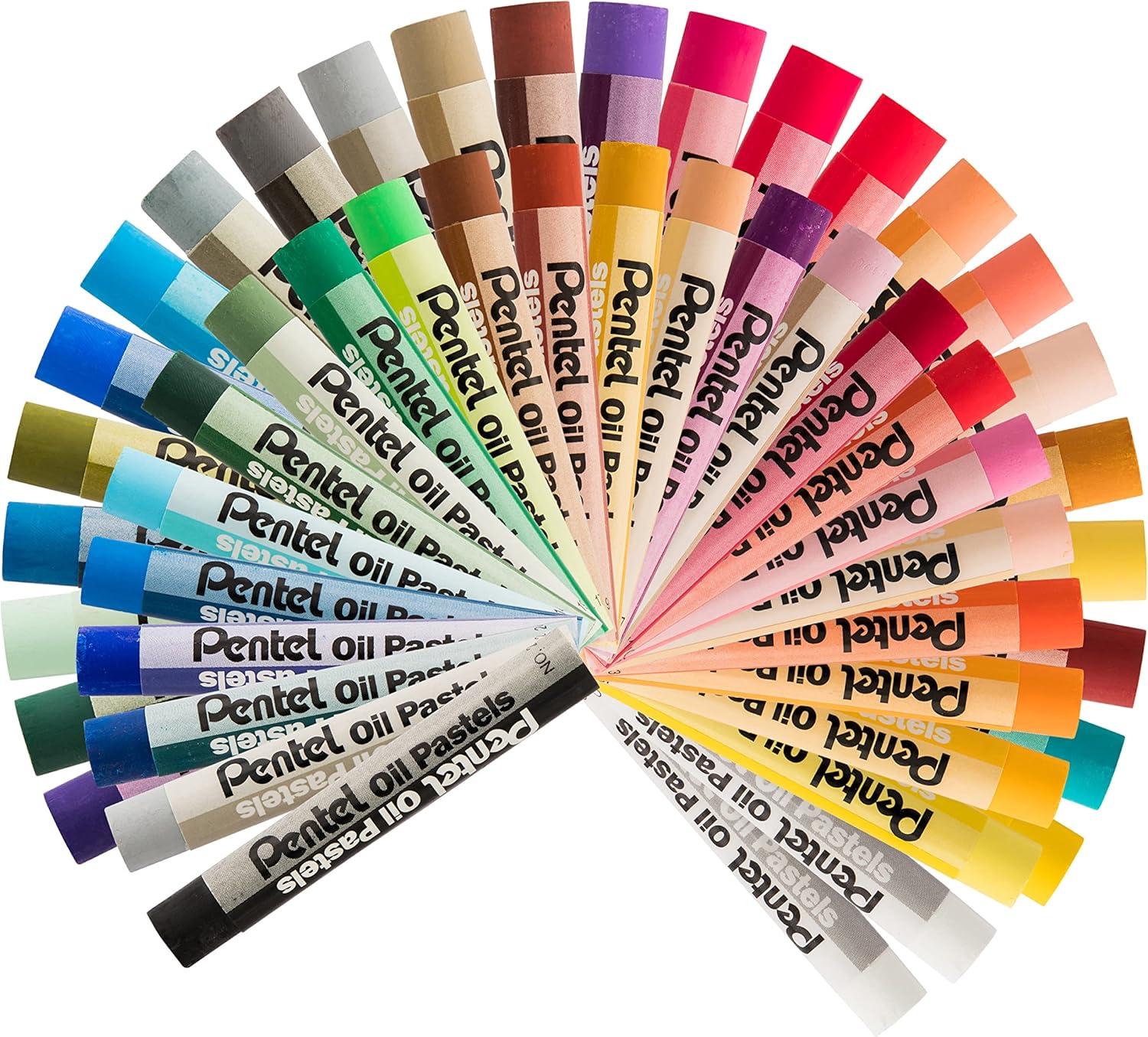 image:imagePentel Arts Oil Pastel Set Assorted Colors Set of 25 PHN2562 Count Pack of 1