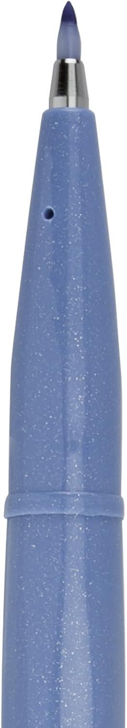 image:imagePentel Arts Sign Pen Brush Pale Blue Ink Box of 12 PensSky Blue