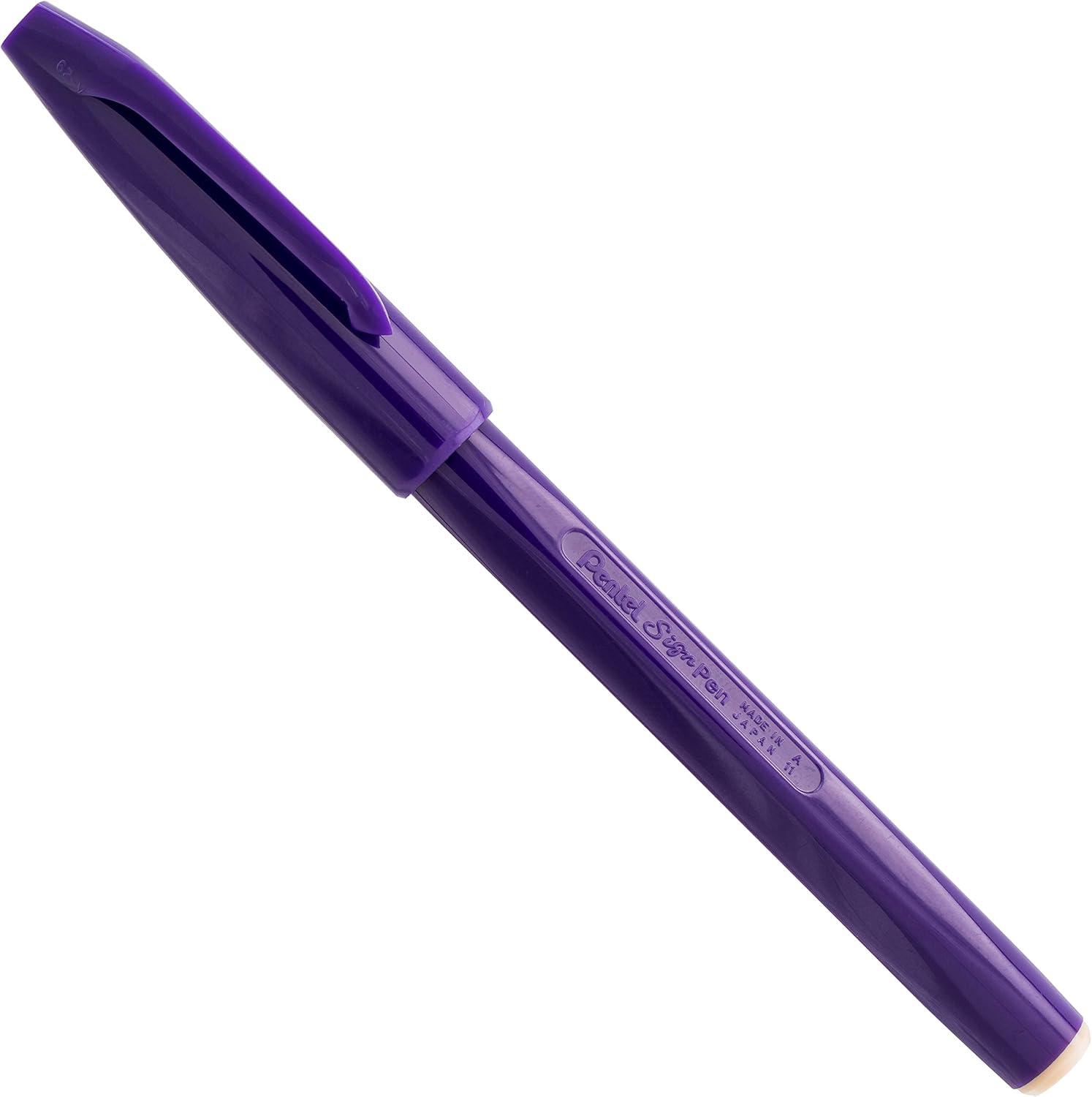 image:imagePentel Arts Sign Pen Fibertipped Black Ink 36pk Canister S520PC36AViolet