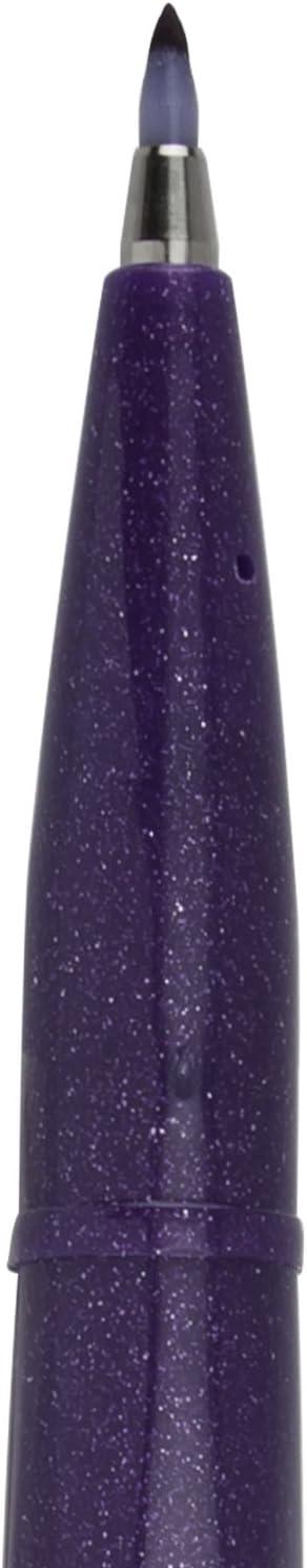 image:imagePentel Arts Sign Pen Touch Fude Brush Tip Blue Ink Box of 12 SES15CCViolet
