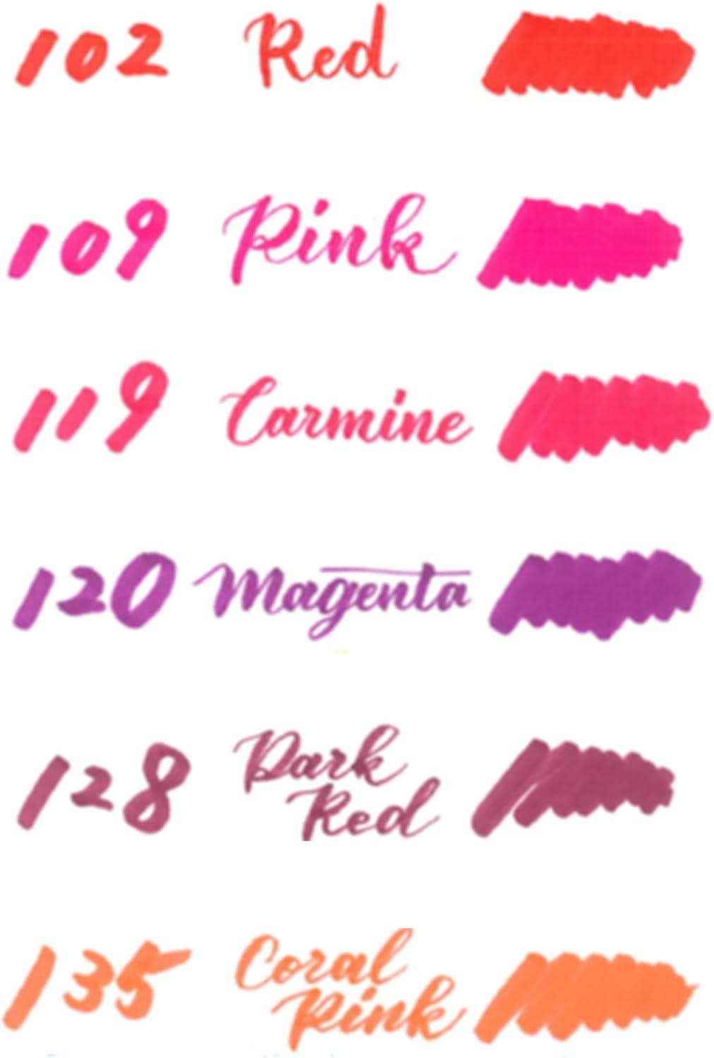 image:imagePentel Arts Sign Pen Twin Brush Pack of 6 Pens Pink Hues SESW30CPC64