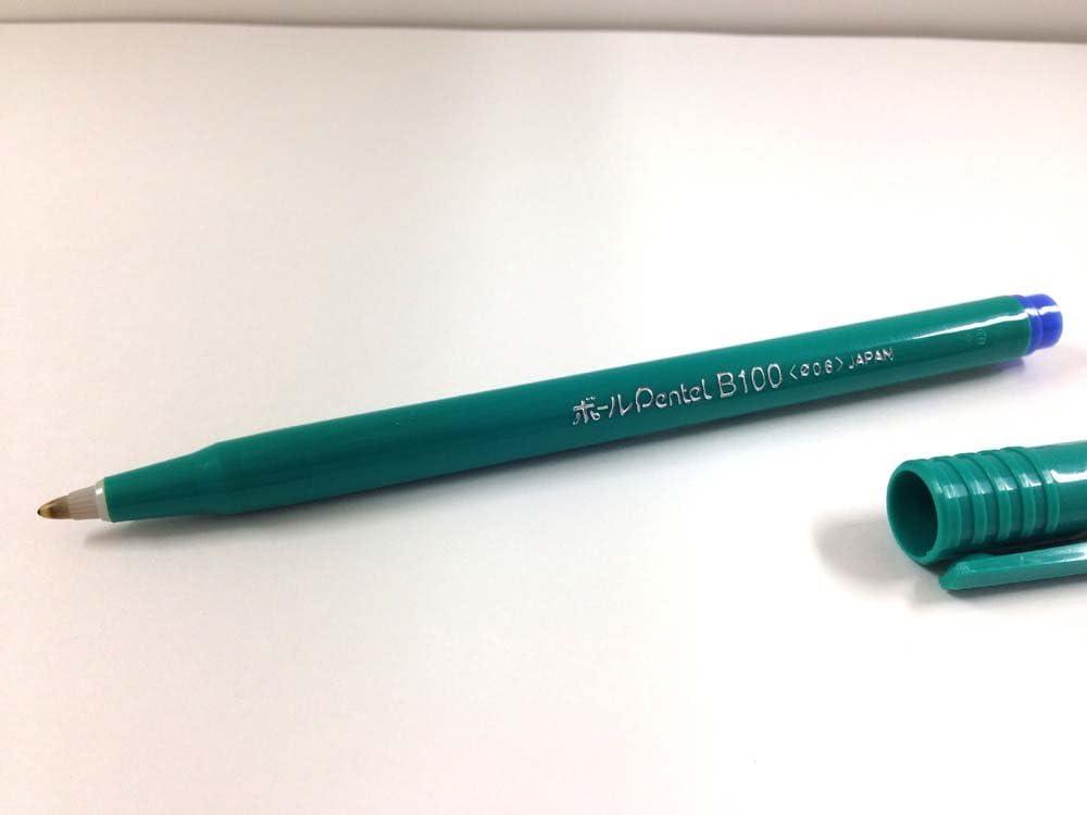 image:imagePentel B100AD WaterBased Ballpoint Pen Ballpoint Pen Black 10 PiecesBlue Ink