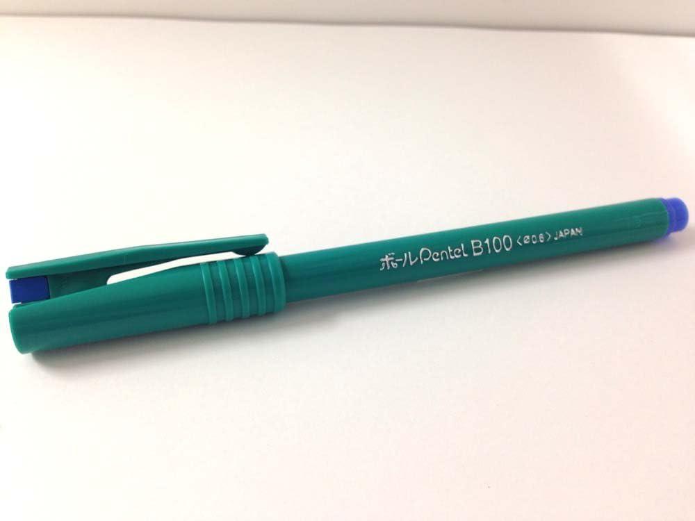 image:imagePentel B100AD WaterBased Ballpoint Pen Ballpoint Pen Black 10 PiecesBlue Ink