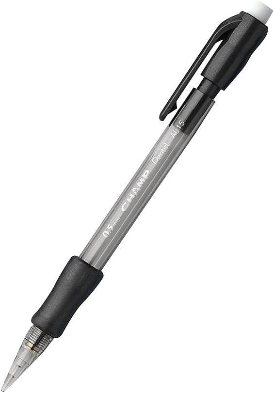 image:imagePentel CHAMP Mechanical Pencil 09mm Tinted Lime Green Barrel Box of 12 AL19KBlack
