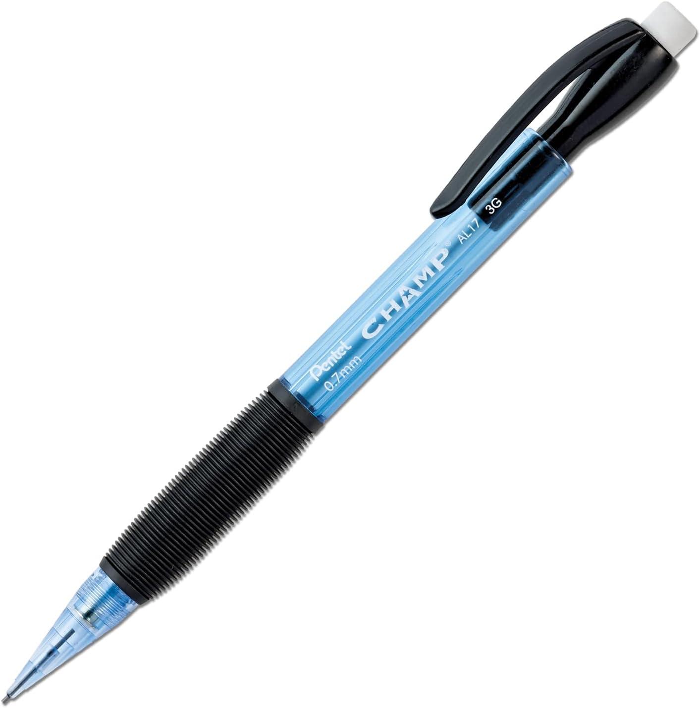 image:imagePentel CHAMP Mechanical Pencil 09mm Tinted Lime Green Barrel Box of 12 AL19KBlue
