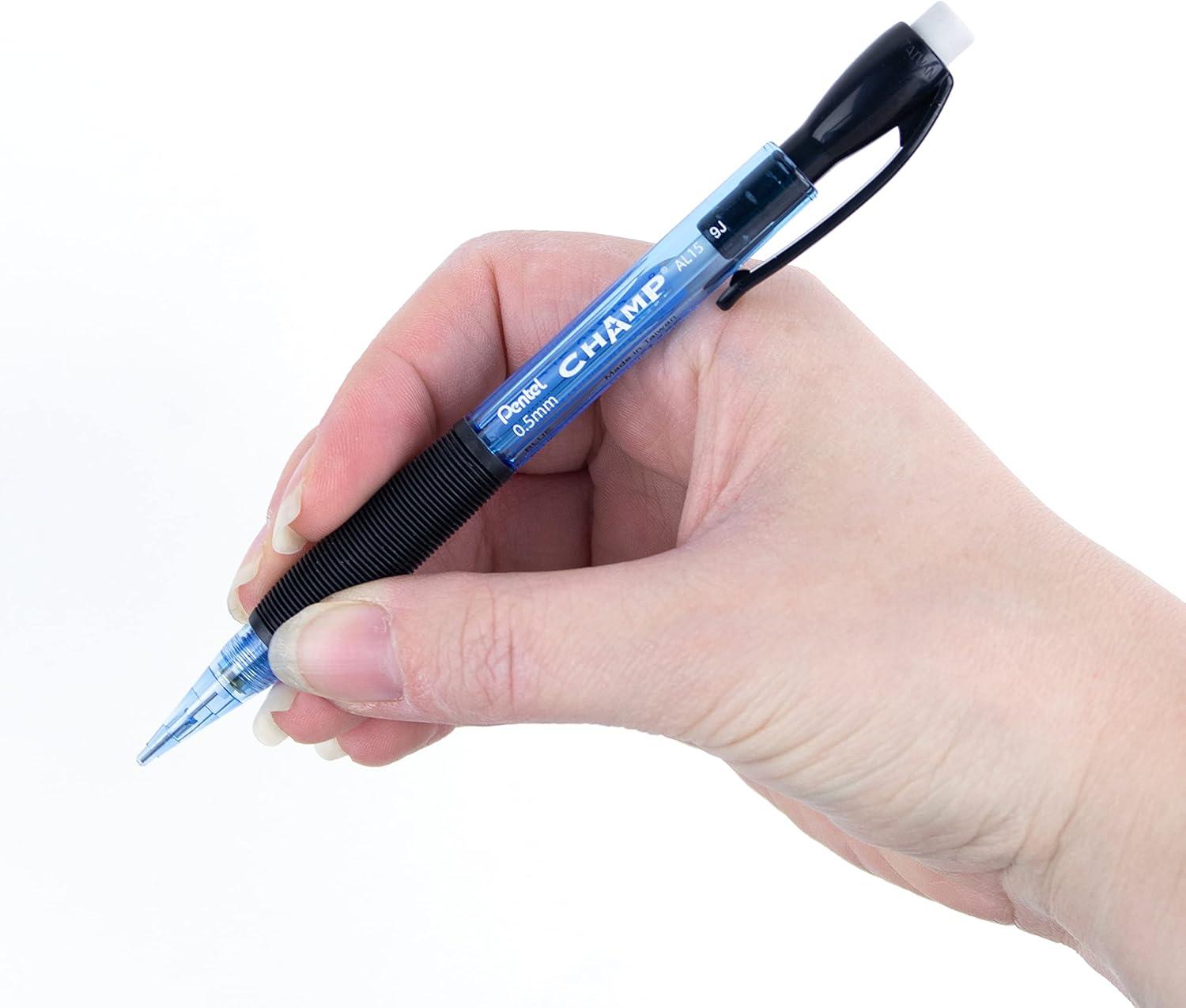 image:imagePentel CHAMP Mechanical Pencil 09mm Tinted Lime Green Barrel Box of 12 AL19KBlue