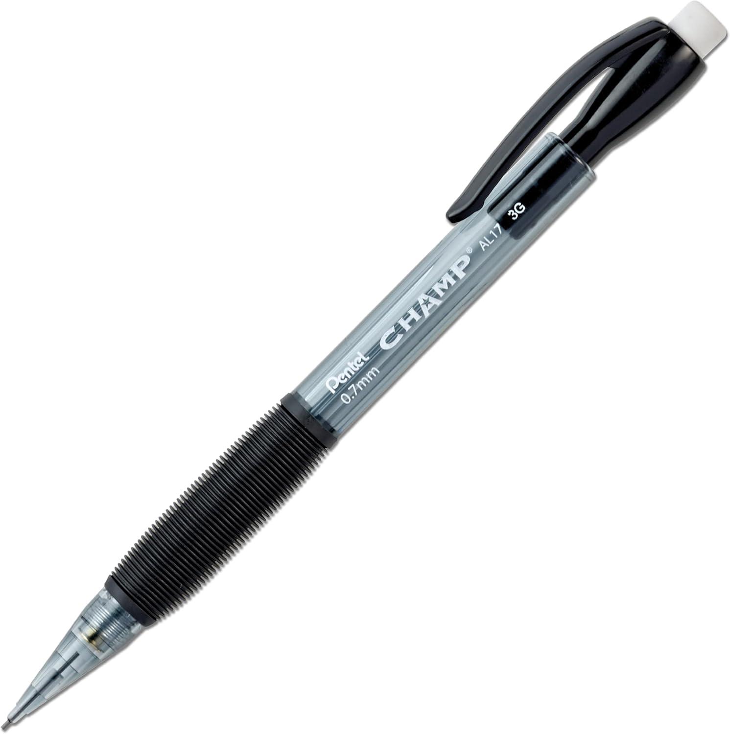 image:imagePentel CHAMP Mechanical Pencil 09mm Tinted Lime Green Barrel Box of 12 AL19KBlue