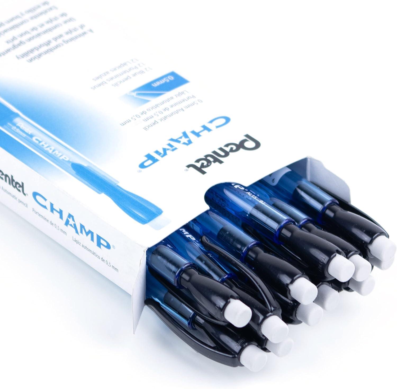 image:imagePentel CHAMP Mechanical Pencil 09mm Tinted Lime Green Barrel Box of 12 AL19KBlue