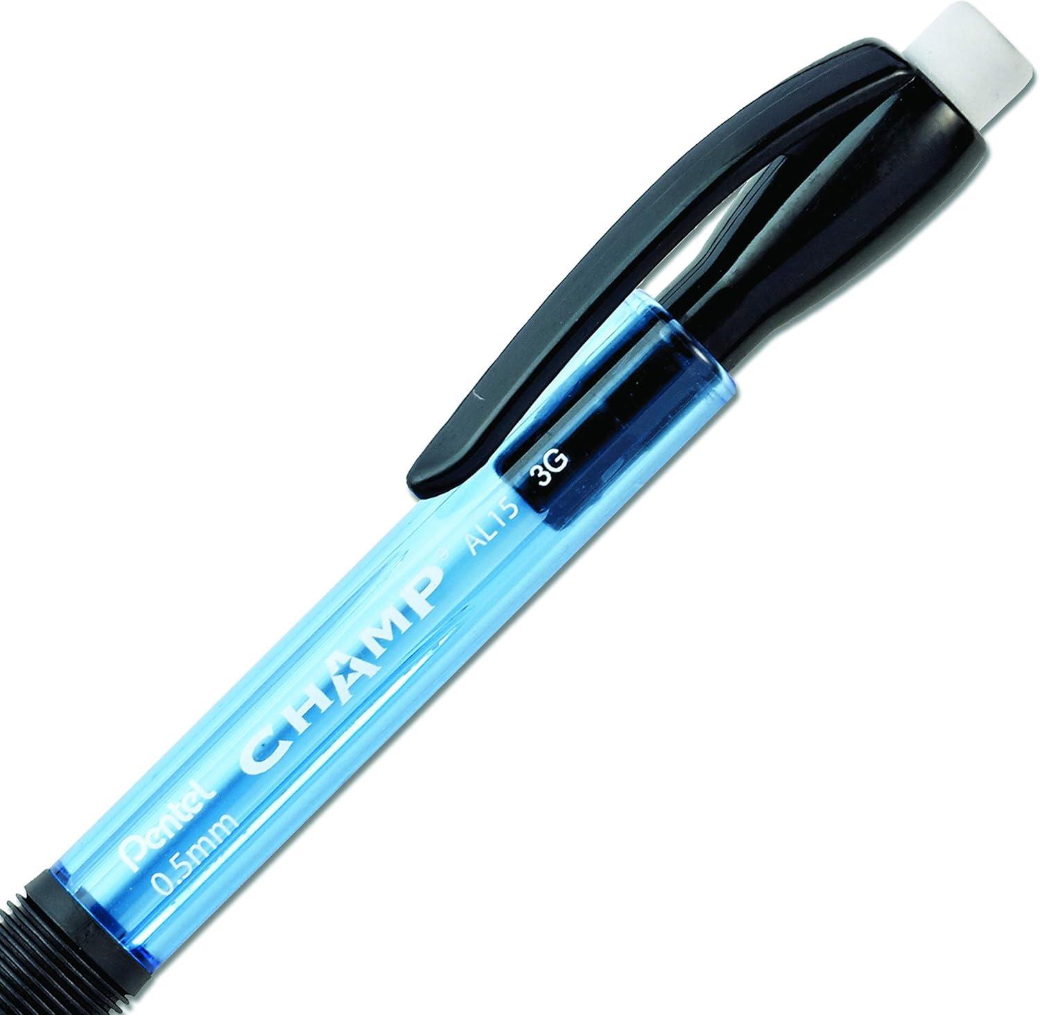 image:imagePentel CHAMP Mechanical Pencil 09mm Tinted Lime Green Barrel Box of 12 AL19KBlue