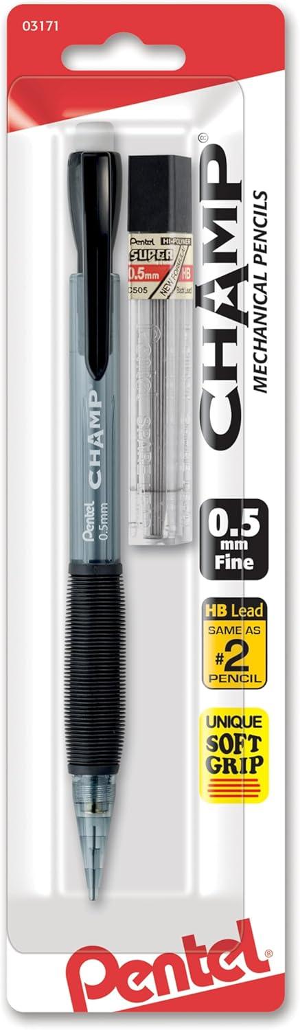 image:imagePentel CHAMP Mechanical Pencil 09mm Tinted Lime Green Barrel Box of 12 AL19KMulticolor