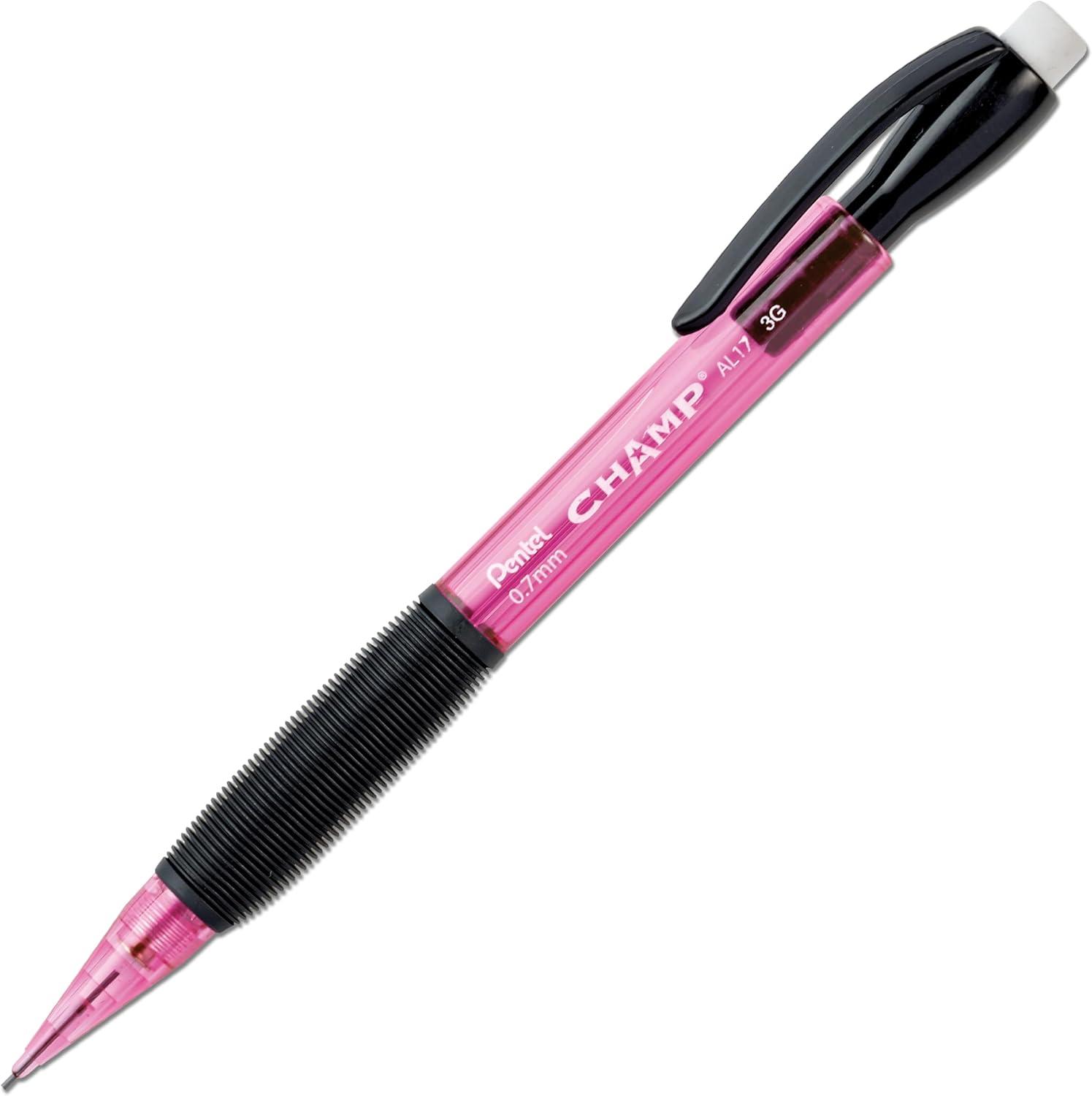 image:imagePentel CHAMP Mechanical Pencil 09mm Tinted Lime Green Barrel Box of 12 AL19KPink