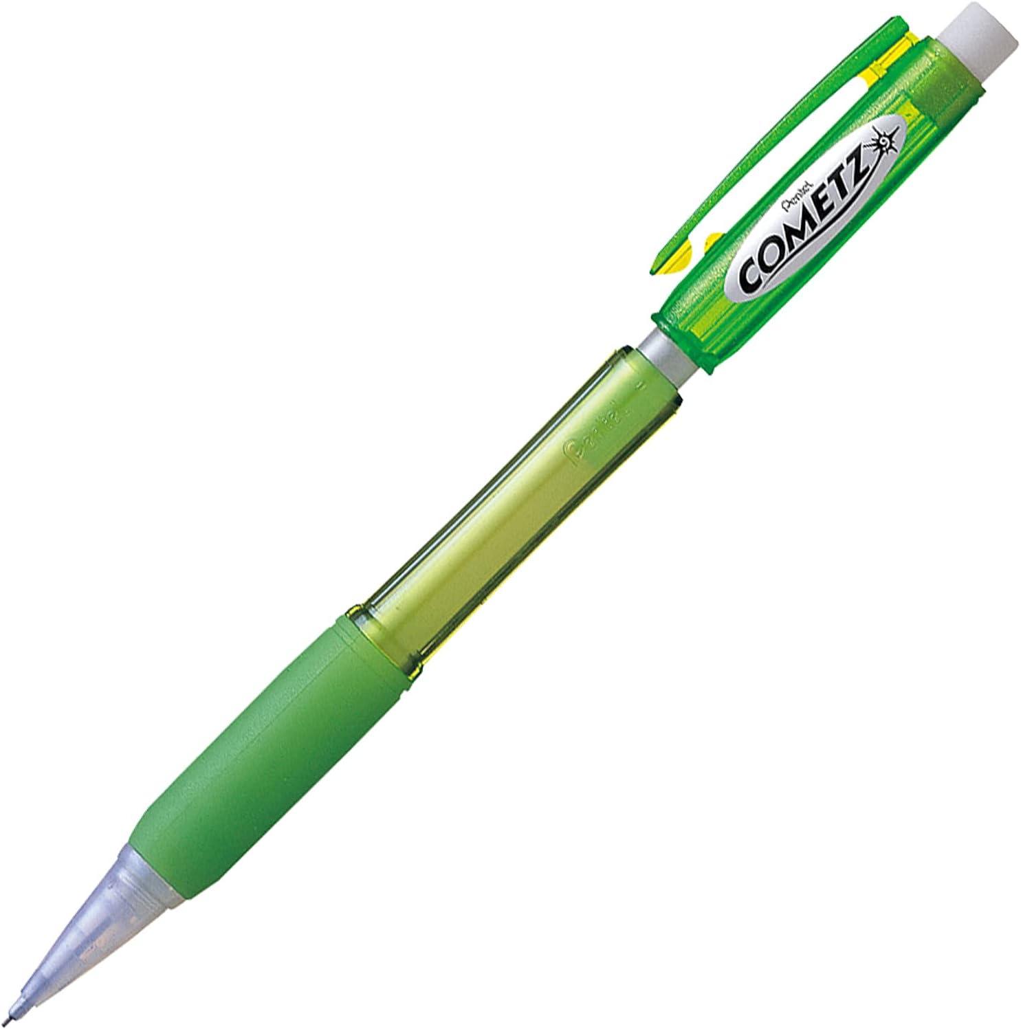 image:imagePentel Cometz Automatic Pencil 09mm Light Green Barrel Box of 12 AX119KGreen