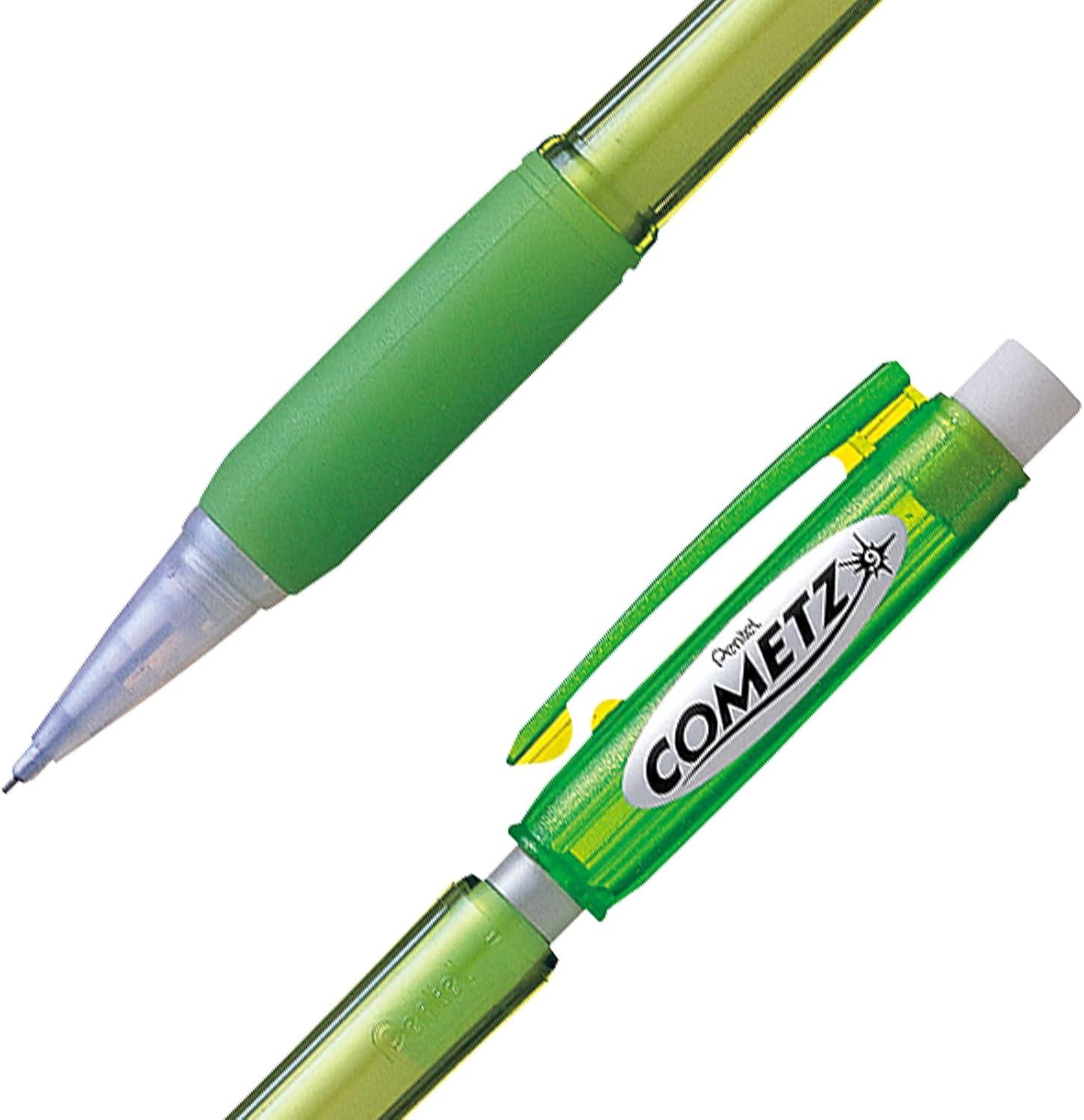 image:imagePentel Cometz Automatic Pencil 09mm Light Green Barrel Box of 12 AX119KGreen