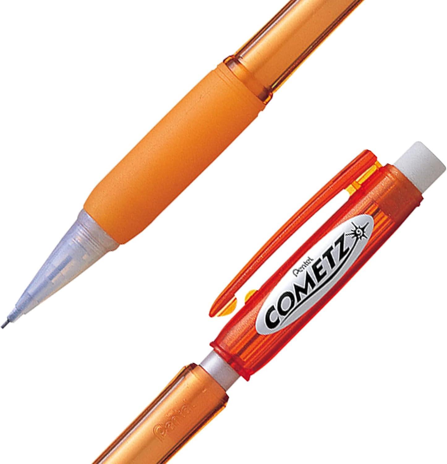 image:imagePentel Cometz Automatic Pencil 09mm Light Green Barrel Box of 12 AX119KOrange