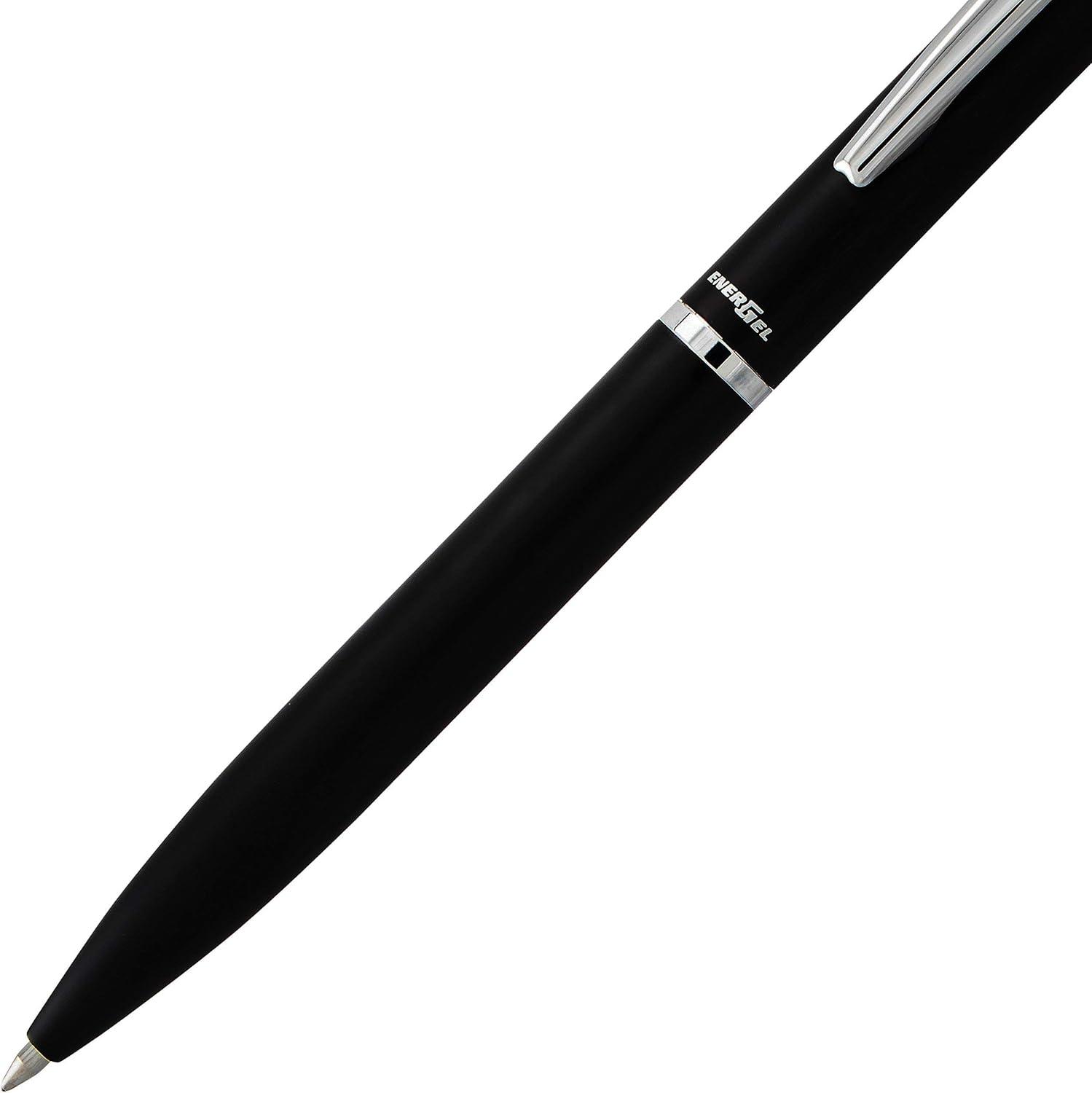 image:imagePentel EnerGel Style Gel Pen 07mm Medium LineTeal Blue Barrel BL2007SABXBlack