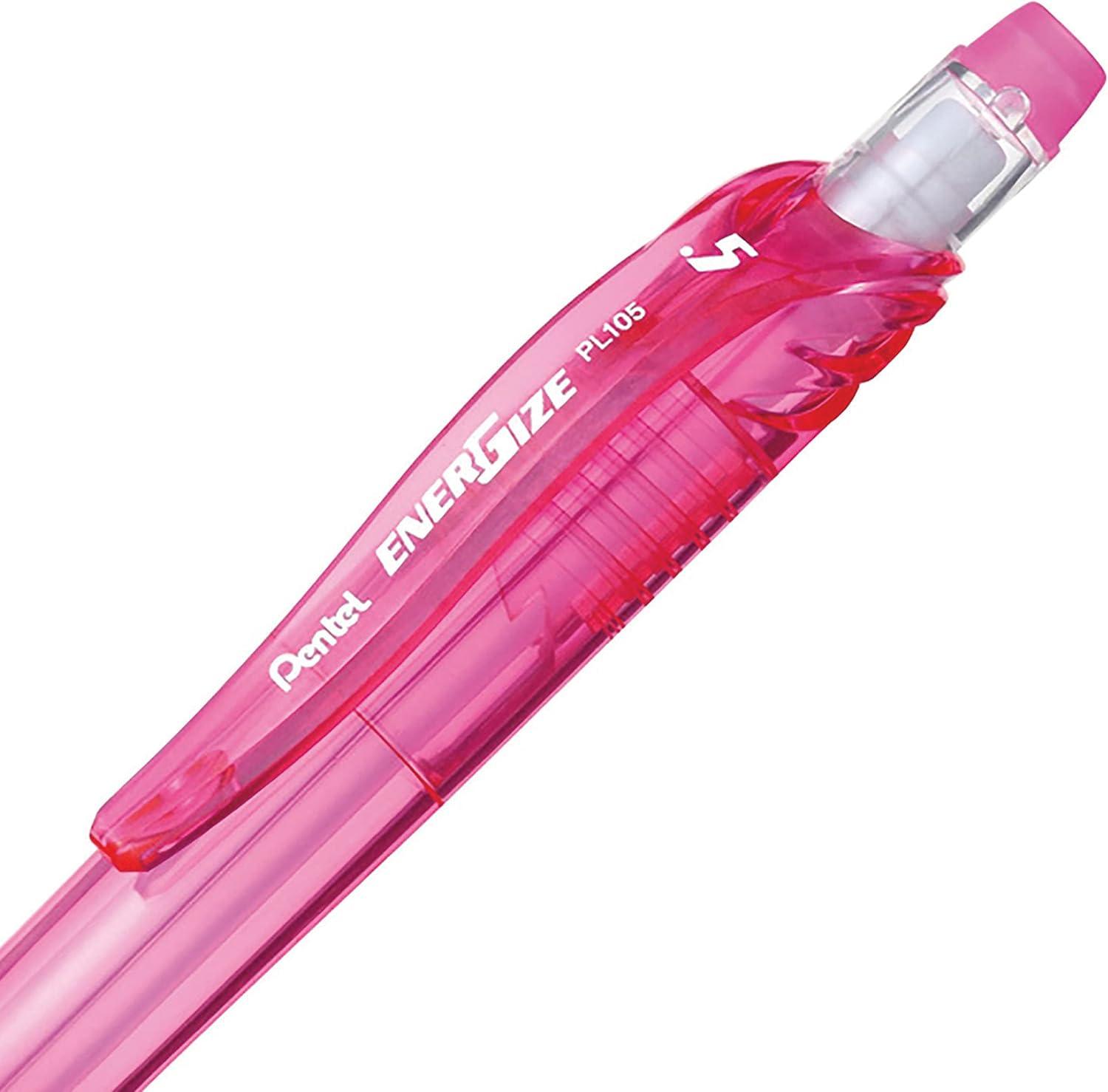 image:imagePentel EnerGizex Mechanical Pencil 05mm Blue Barrel Box of 12 PL105CPink Barrel