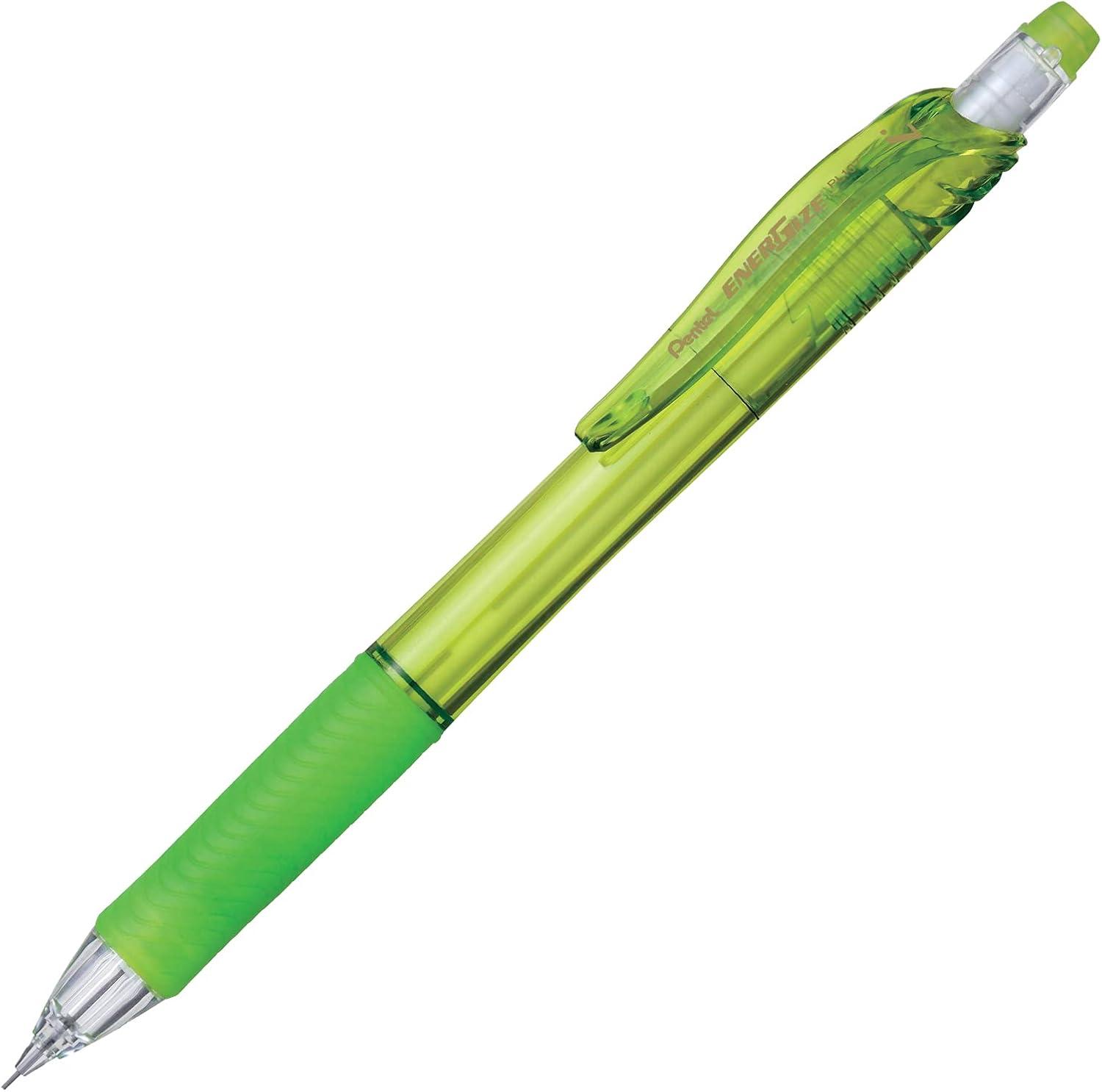 image:imagePentel EnerGizex Mechanical Pencil 05mm Sky Blue Barrel Box of 12 PL105SLight Green Barrel