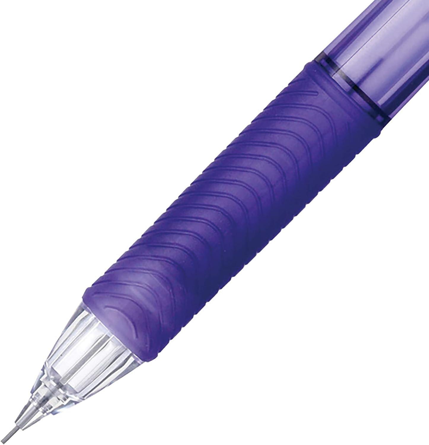 image:imagePentel EnerGizex Mechanical Pencil 05mm Sky Blue Barrel Box of 12 PL105SViolet Barrel