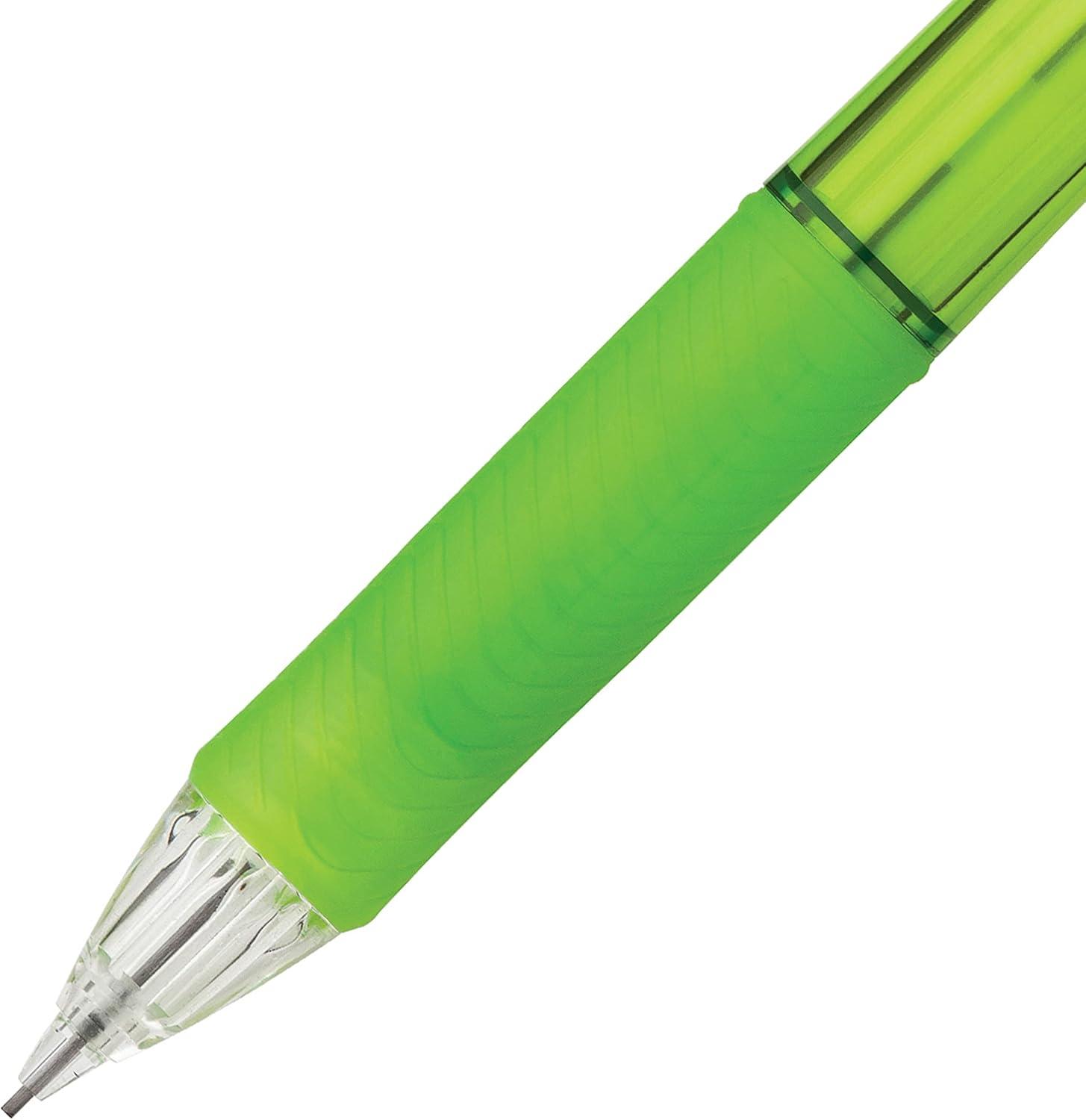 image:imagePentel EnerGizex Mechanical Pencil 07mm Sky Blue Barrel Box of 12 PL107SLight Green Barrel