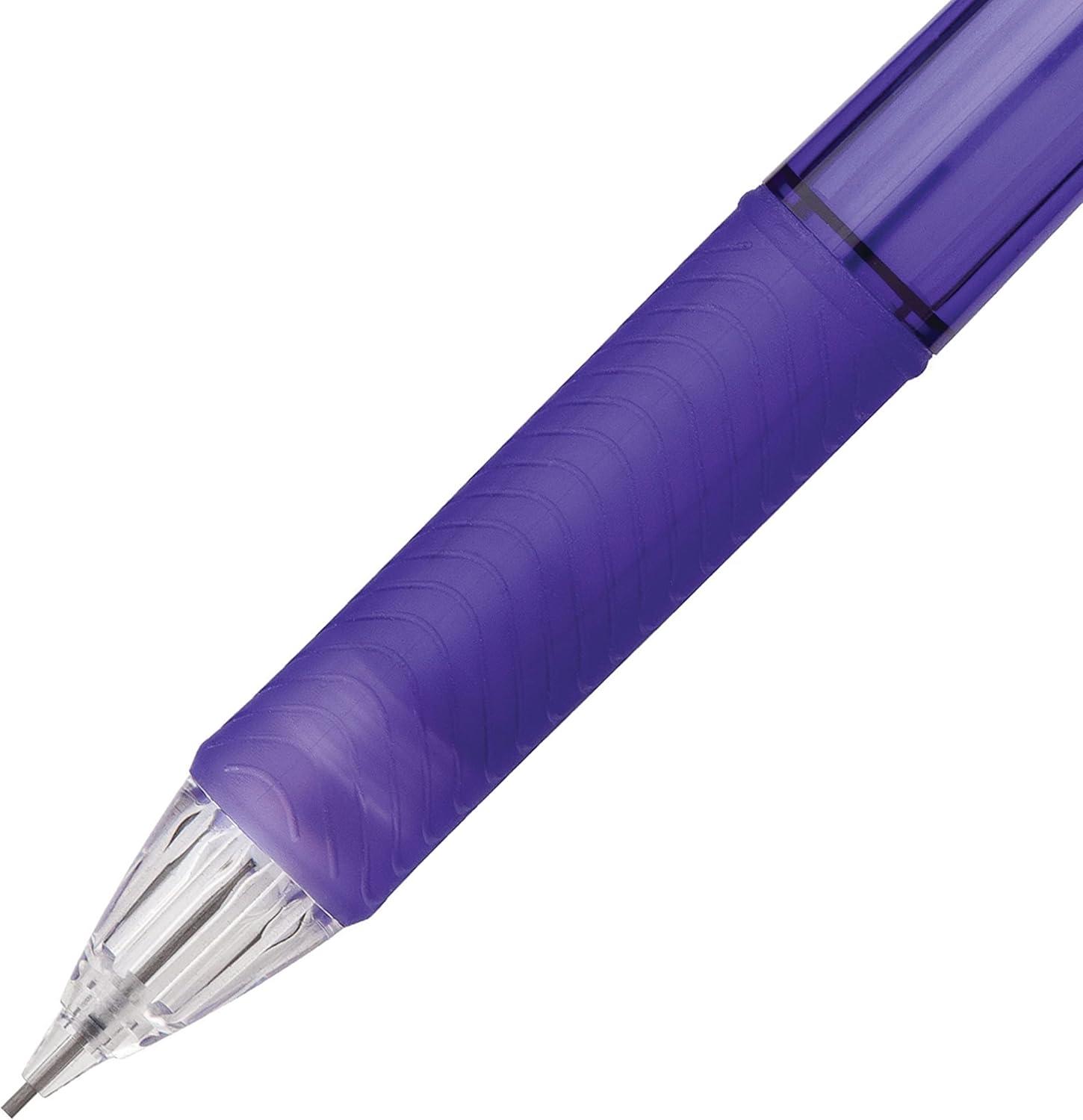 image:imagePentel EnerGizex Mechanical Pencil 07mm Sky Blue Barrel Box of 12 PL107SViolet Barrel