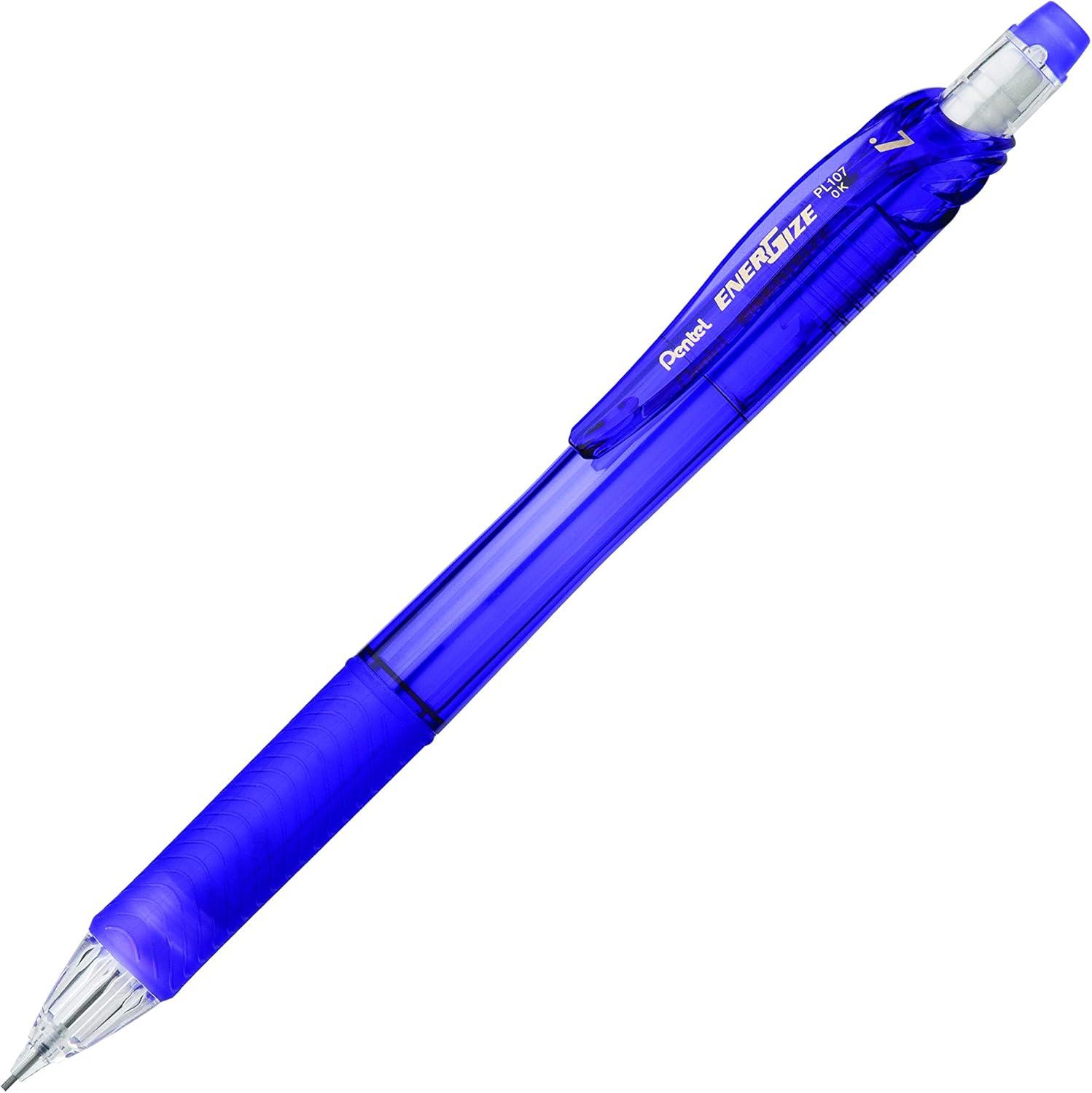 image:imagePentel EnerGizex Mechanical Pencil 07mm Sky Blue Barrel Box of 12 PL107SViolet Barrel