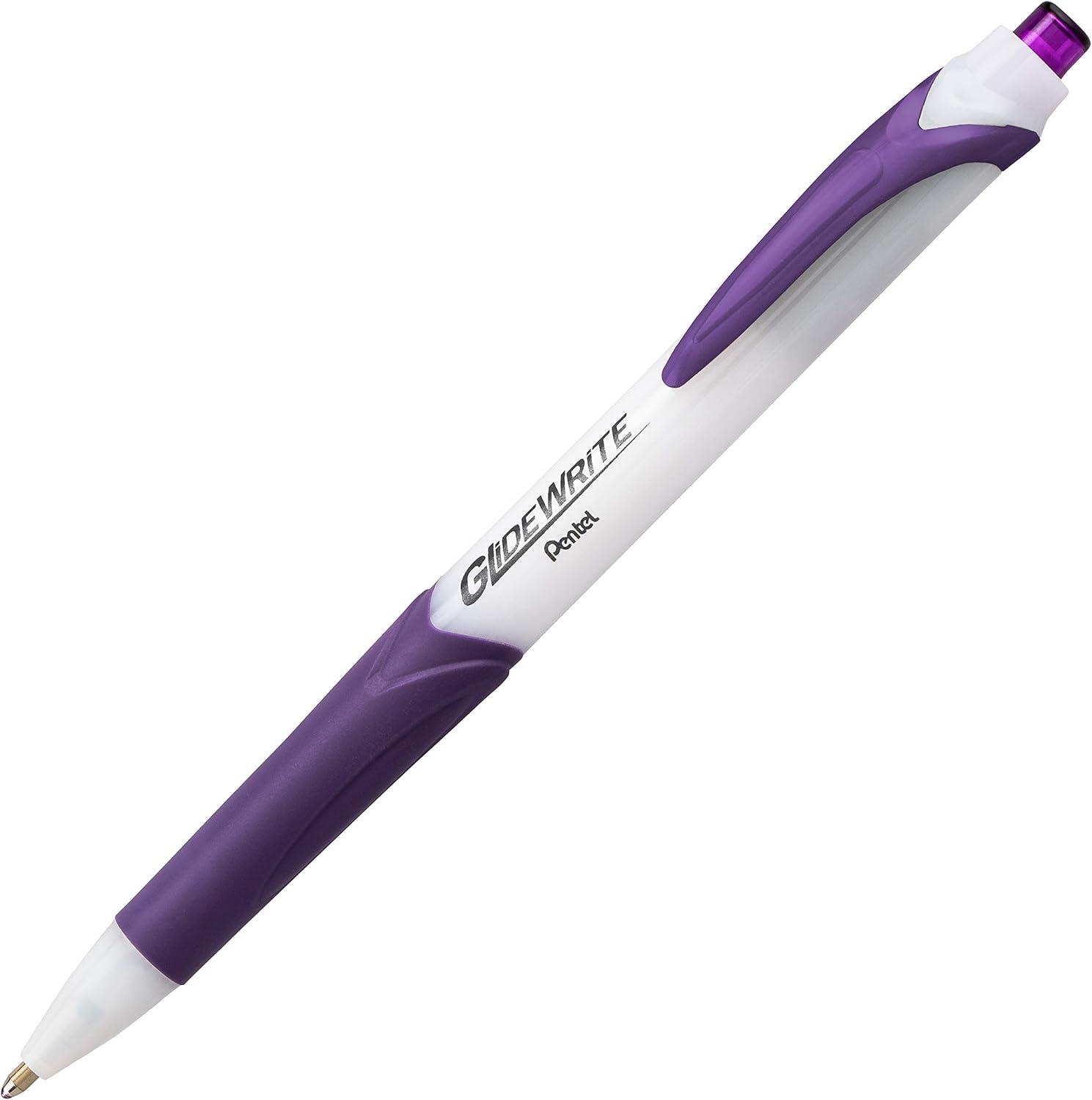 image:imagePentel GlideWrite Ballpoint Pen 10mm Medium Line Assorted Ink Pack of 14 BX910BP14M1