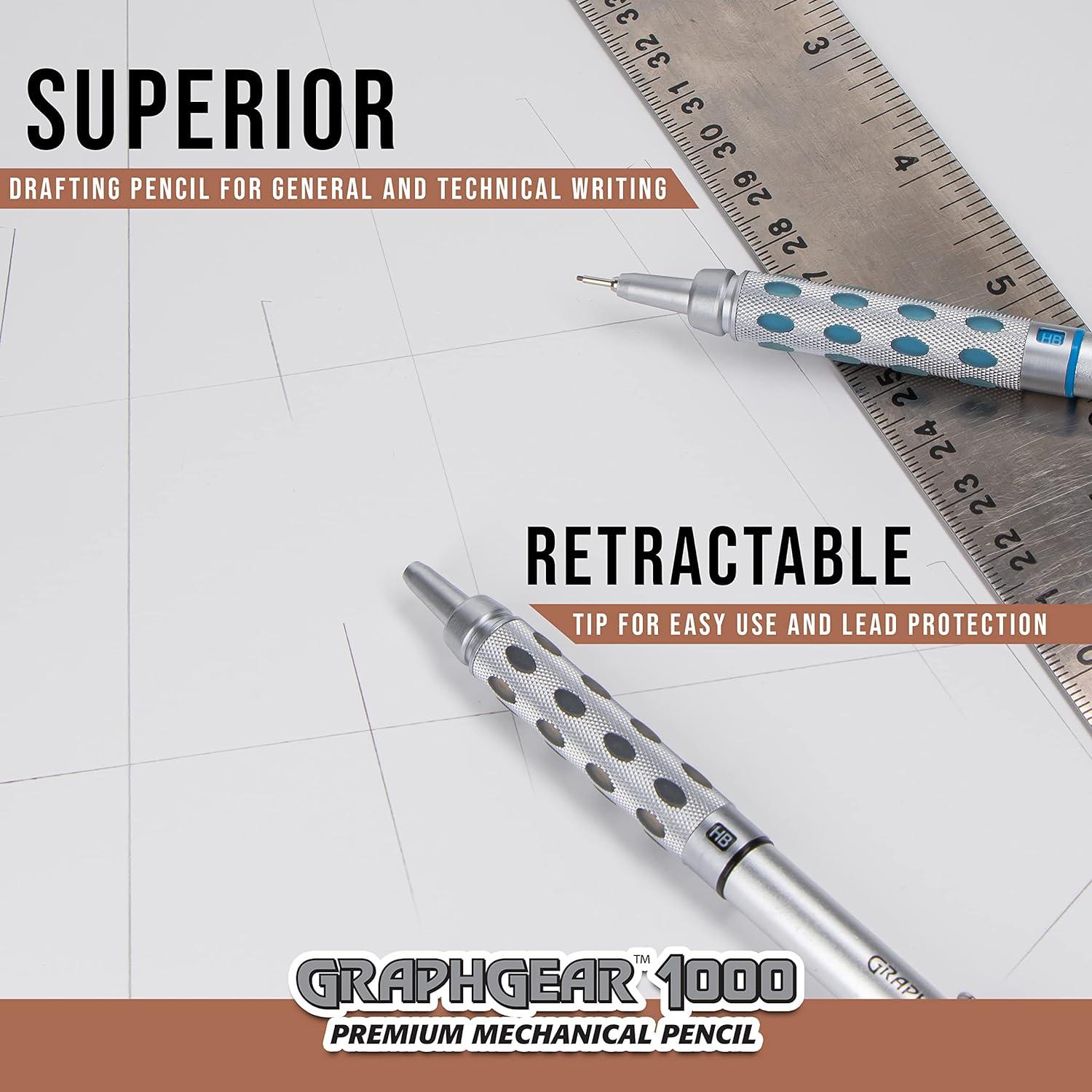 image:imagePentel Graph Gear 1000 Automatic Drafting Pencil 07mm Lead Size Blue Barrel 1 Each PG1017C1 Pack