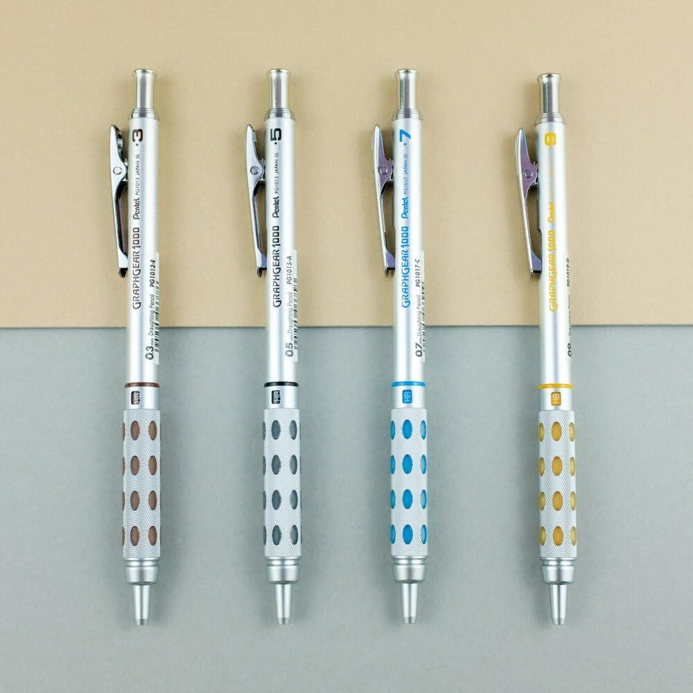 image:imagePentel Graph Gear 1000 Automatic Drafting Pencil 07mm Lead Size Blue Barrel 1 Each PG1017C1 Pack