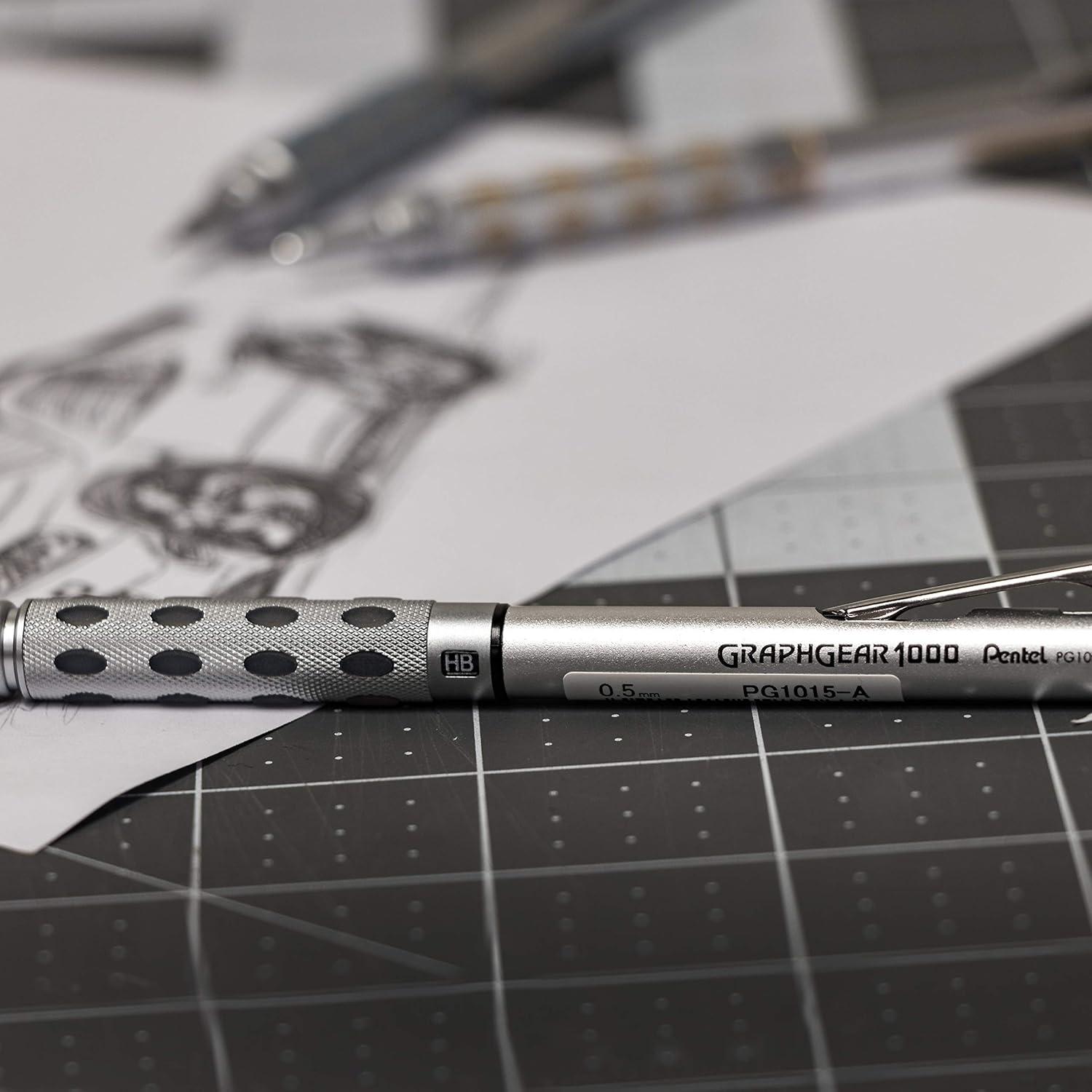 image:imagePentel Graph Gear 1000 Automatic Drafting Pencil 07mm Lead Size Blue Barrel 1 Each PG1017CBlack